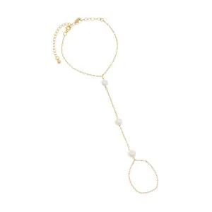 Pearl Handchain Bracelet