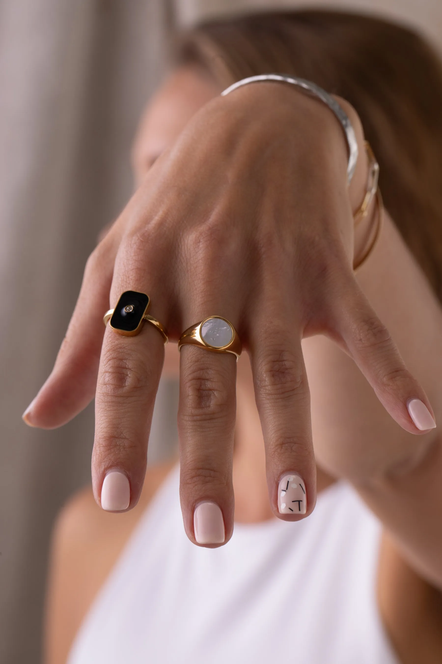 Pearl Signet Ring