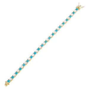 Pearl X Turquoise Bracelet