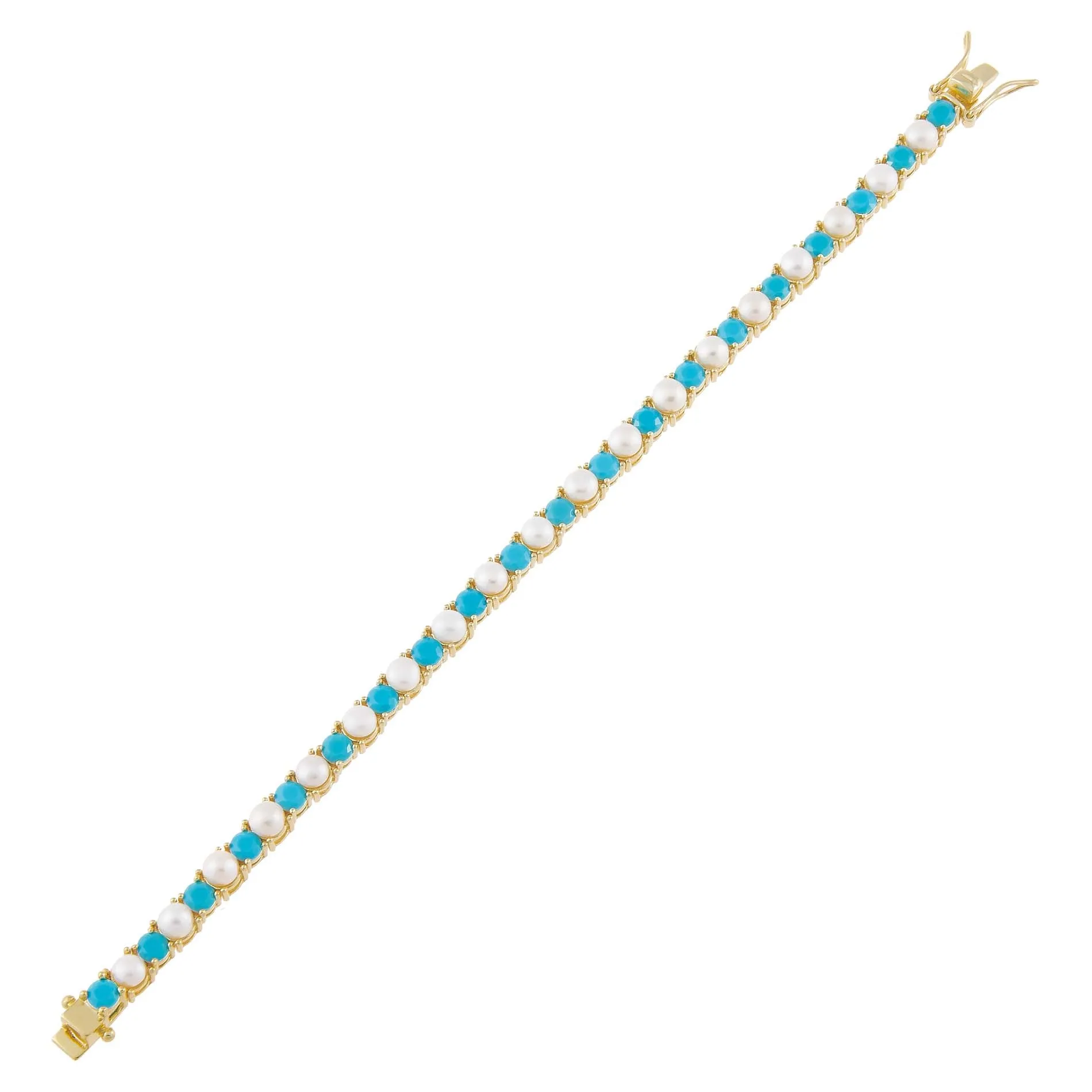 Pearl X Turquoise Bracelet