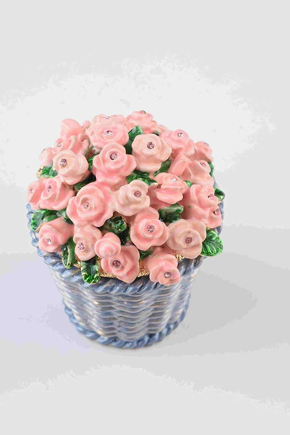 Pink Flowers in Basket