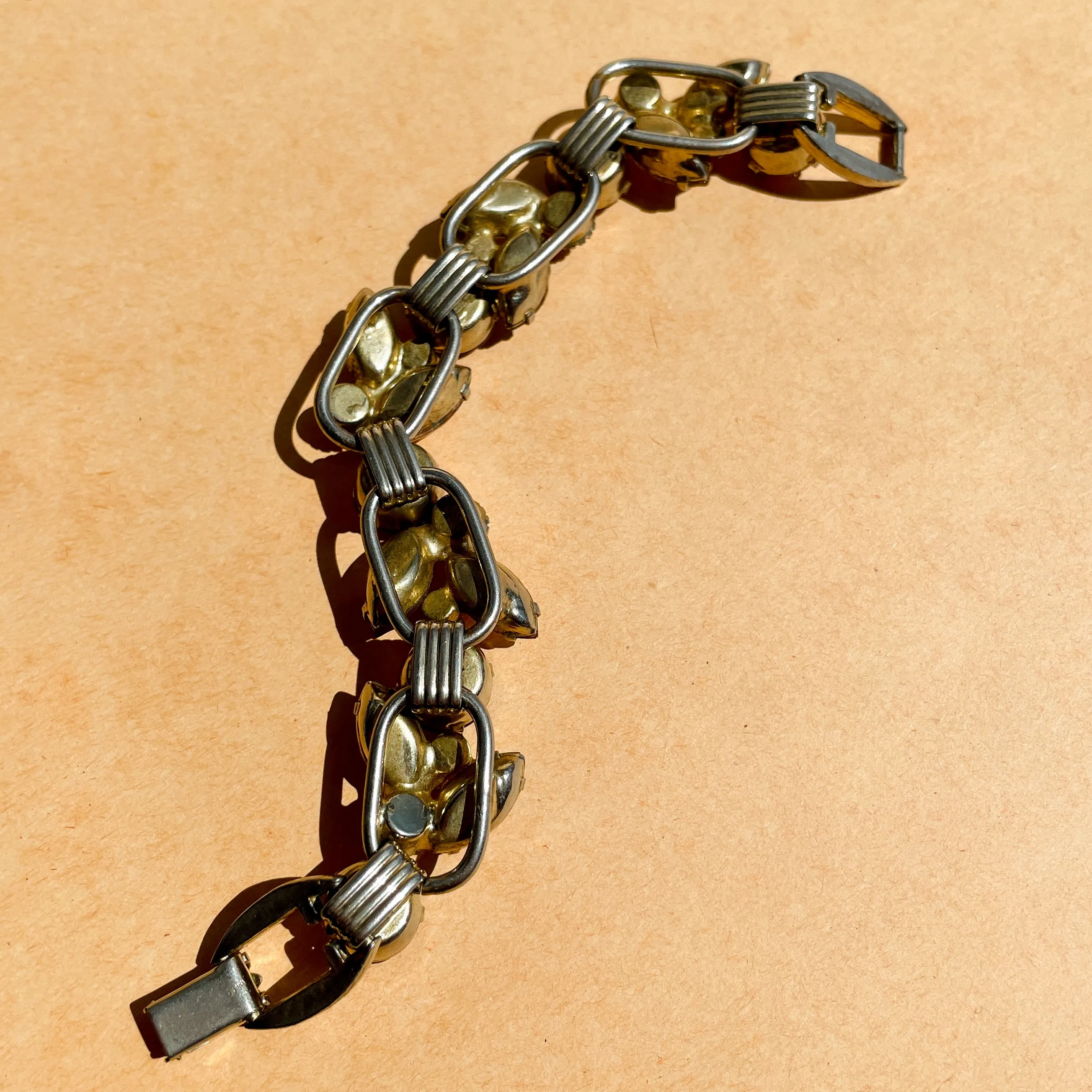 Pink Julian Cabochon   Carved Gem Bracelet