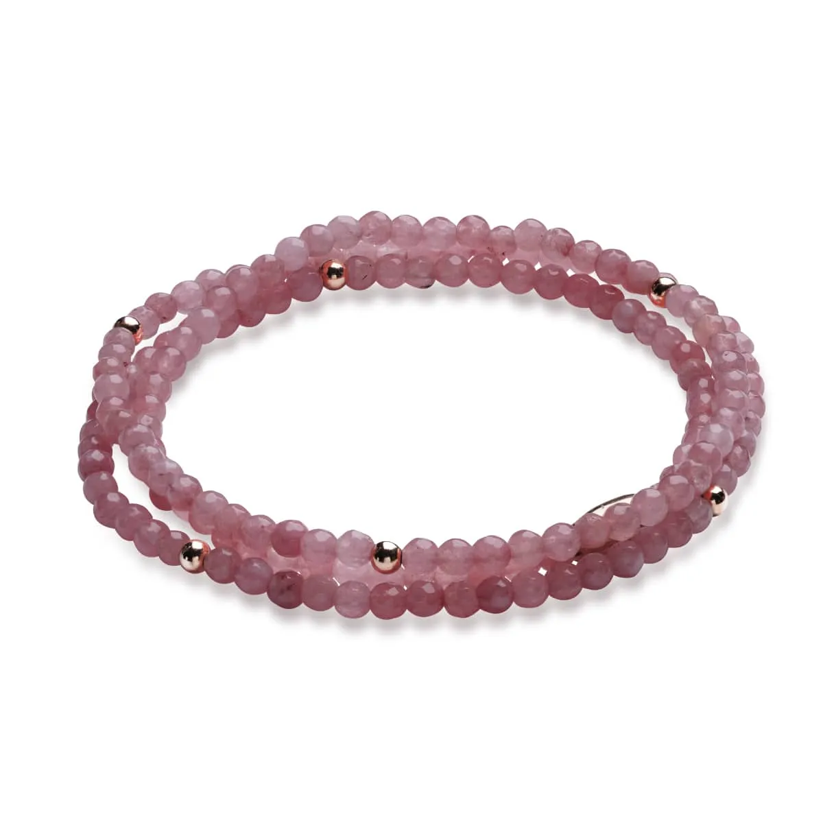 Pink Opal | .925 Sterling Rose Gold Vermeil | Gemstone Wrap