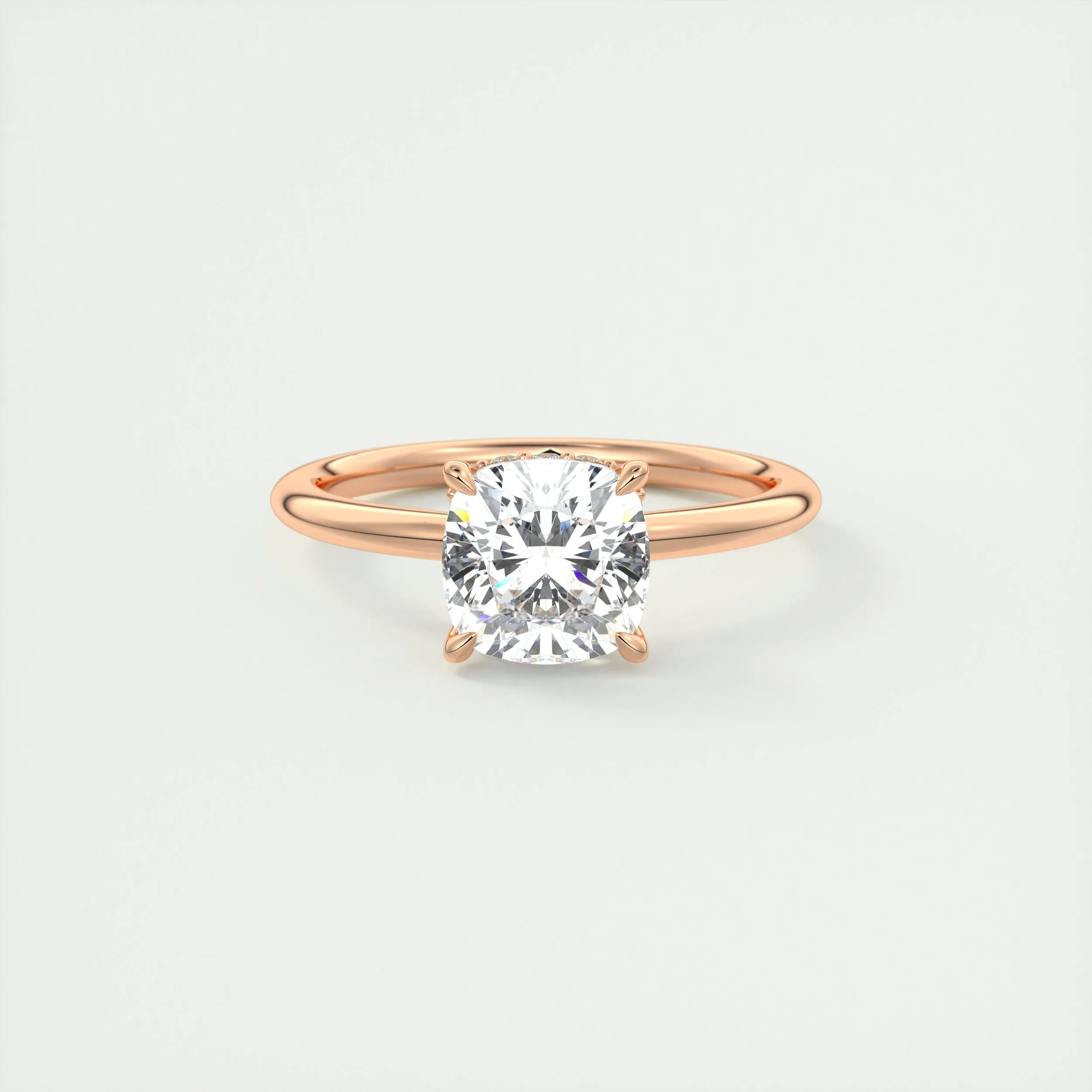 Plunge Hidden Halo | Cushion