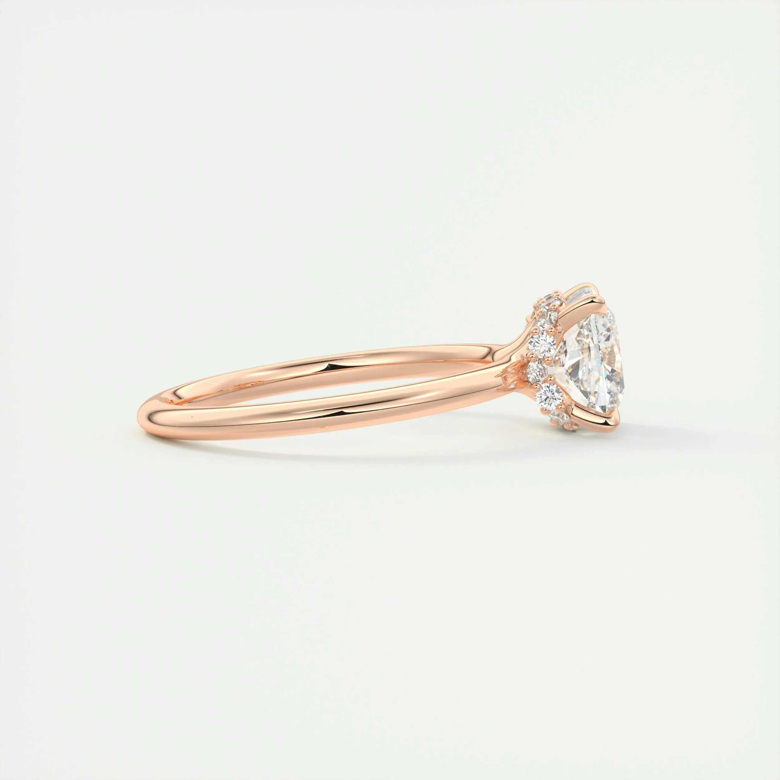Plunge Hidden Halo | Cushion