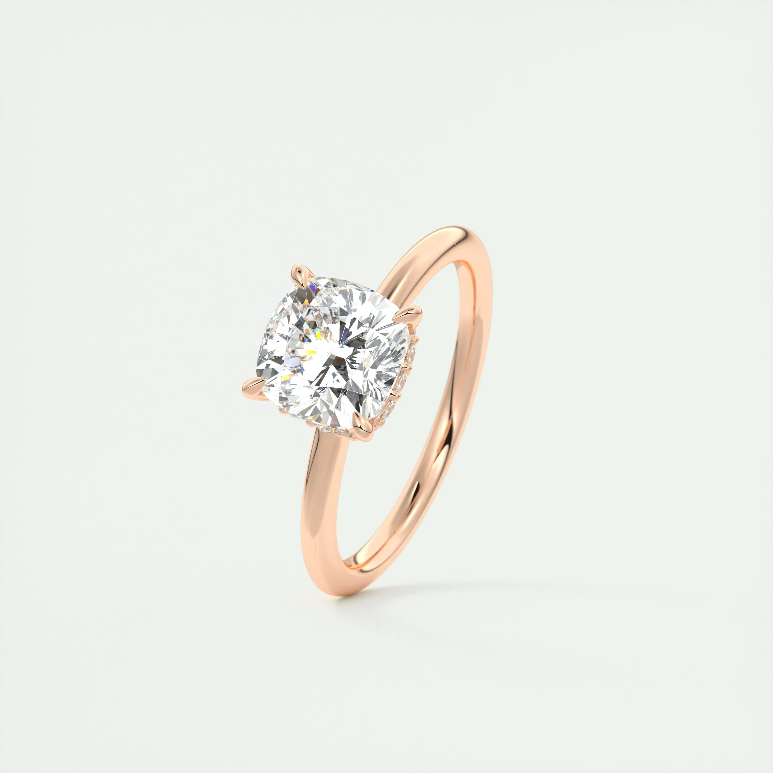 Plunge Hidden Halo | Cushion