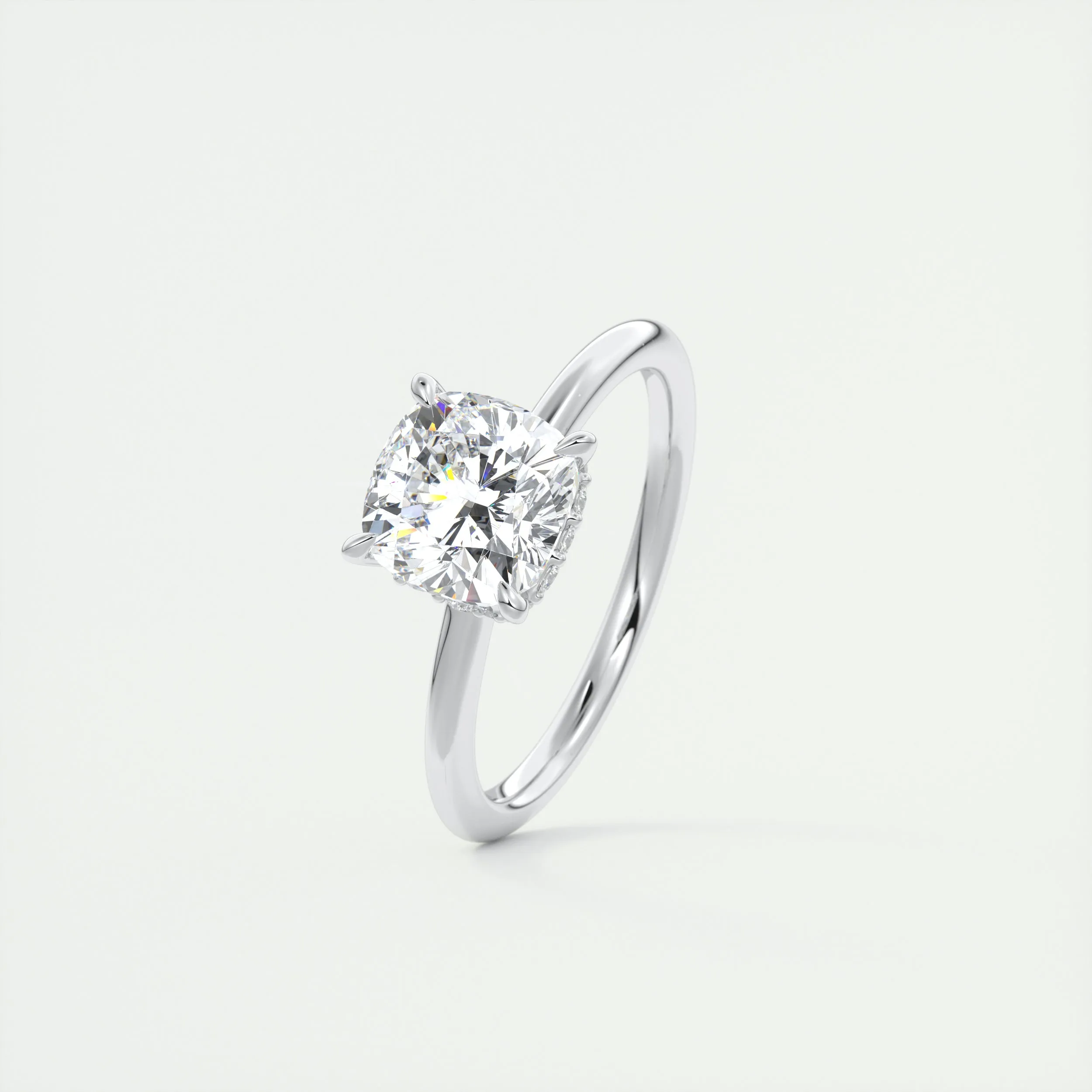 Plunge Hidden Halo | Cushion