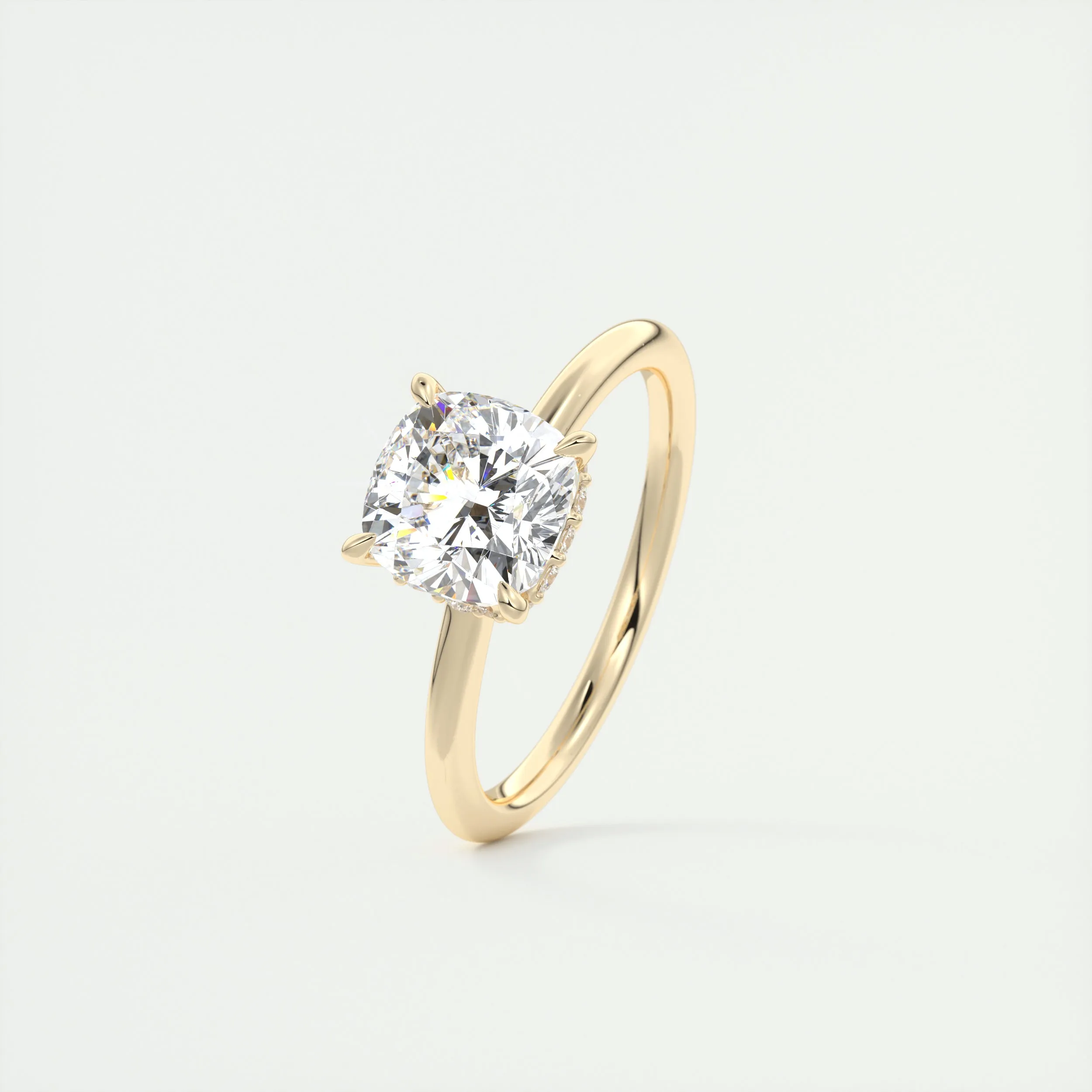 Plunge Hidden Halo | Cushion