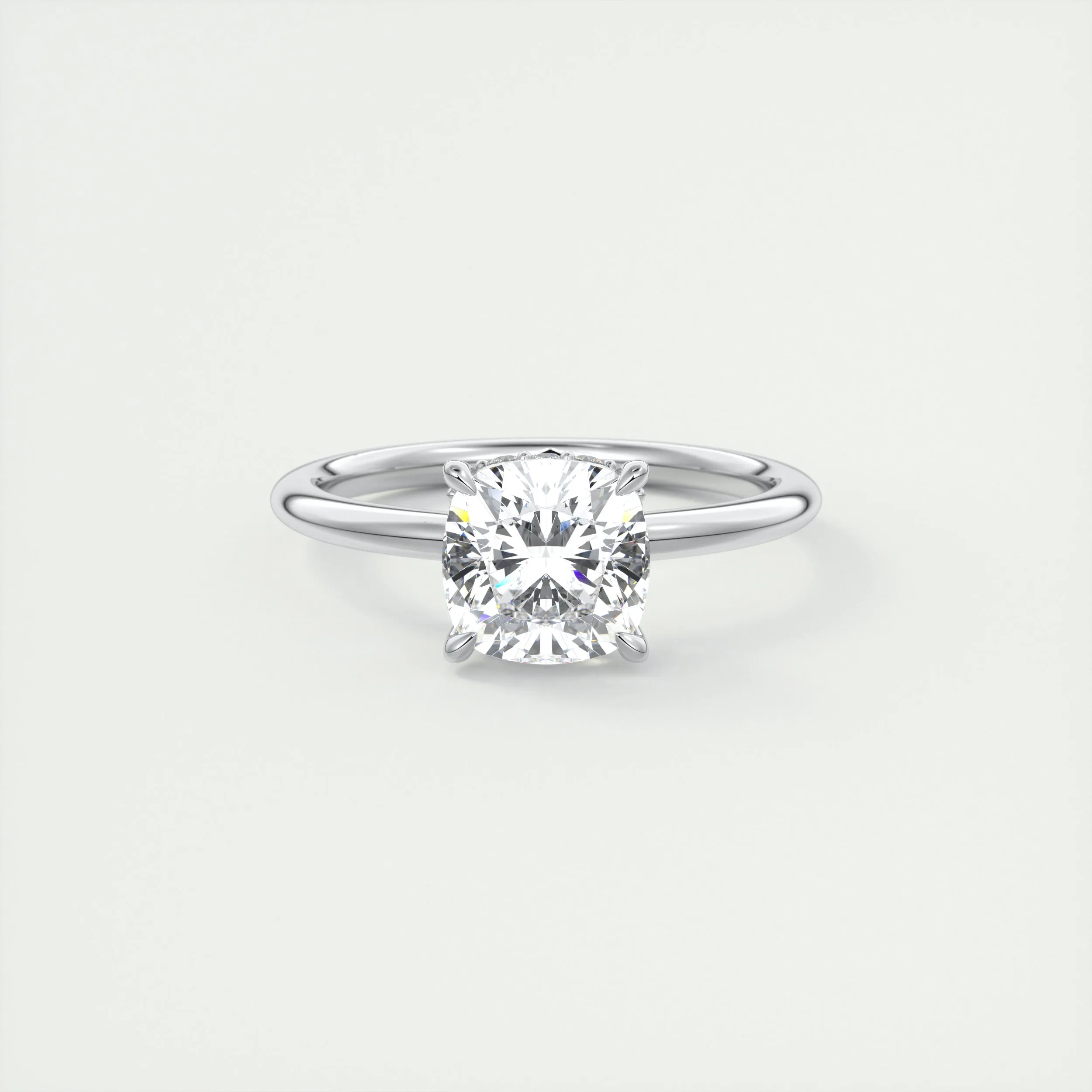 Plunge Hidden Halo | Cushion