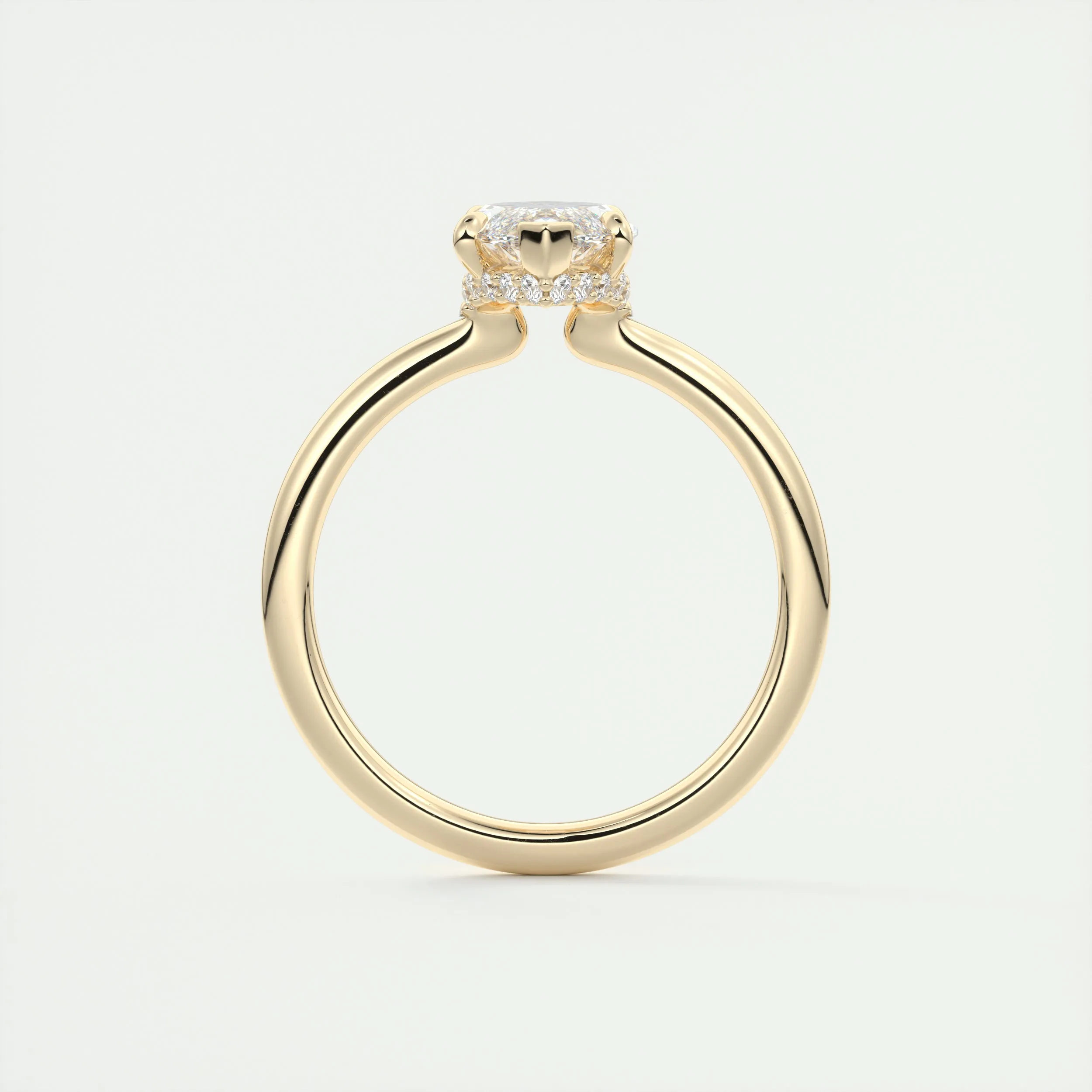 Plunge Hidden Halo | Marquise