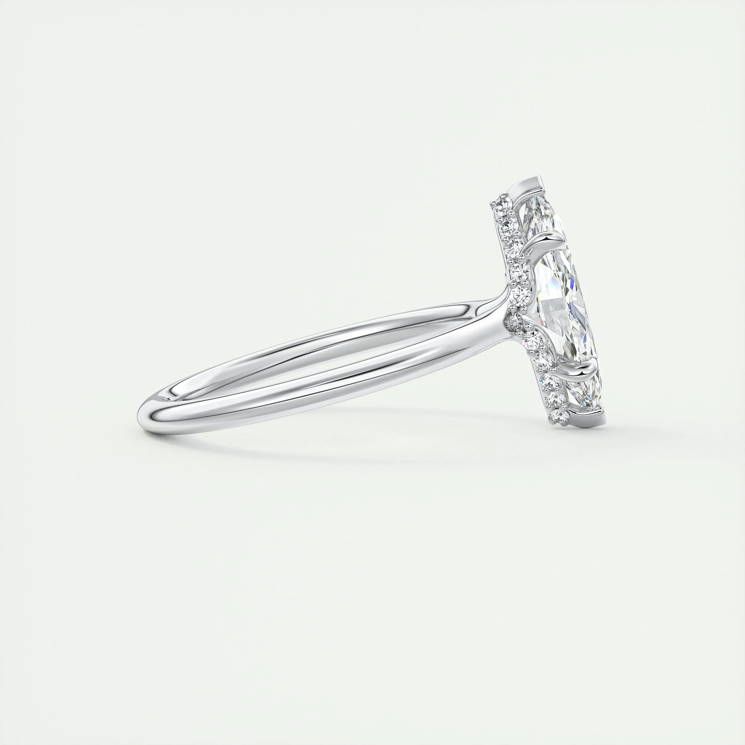 Plunge Hidden Halo | Marquise