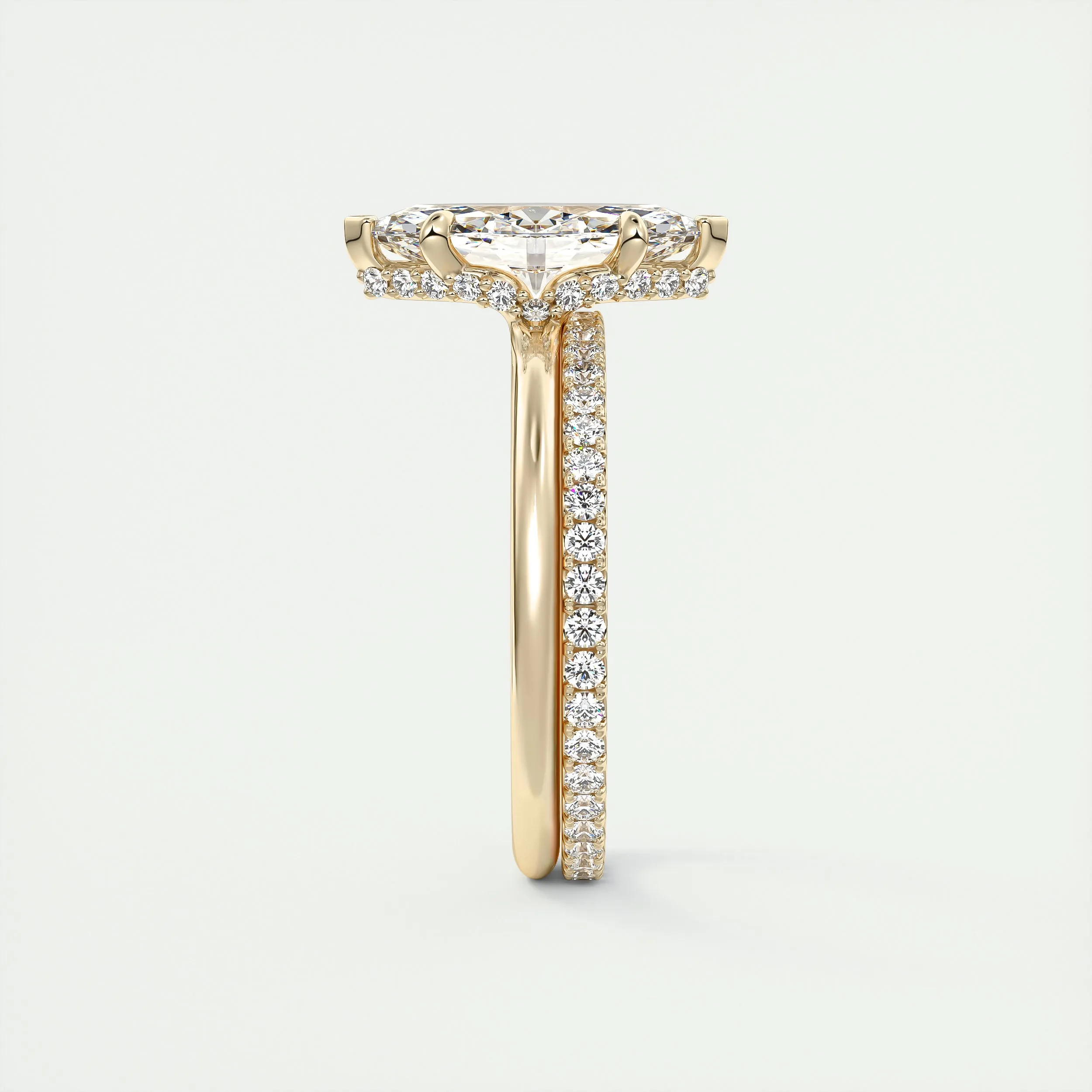 Plunge Hidden Halo | Marquise
