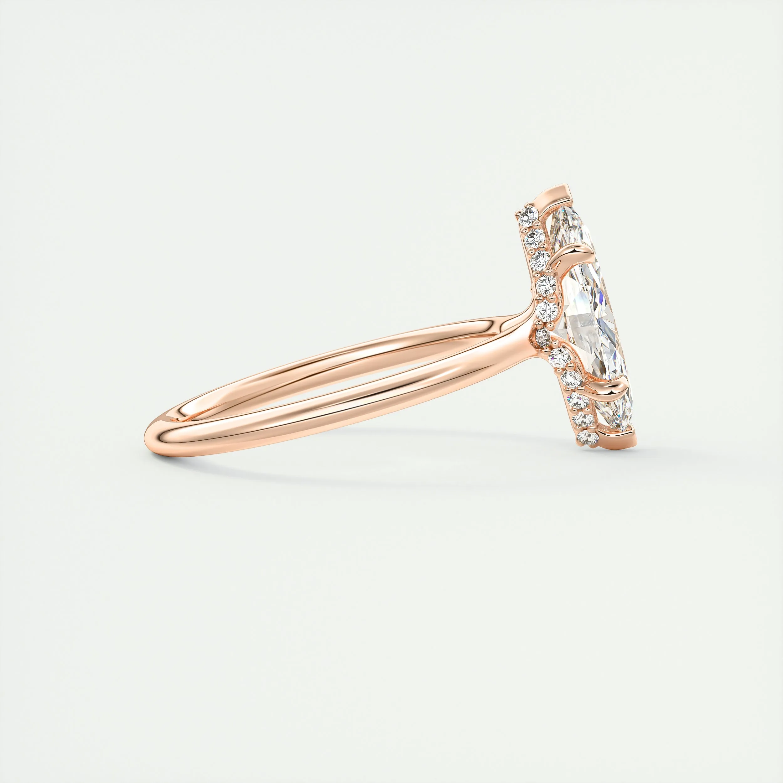 Plunge Hidden Halo | Marquise