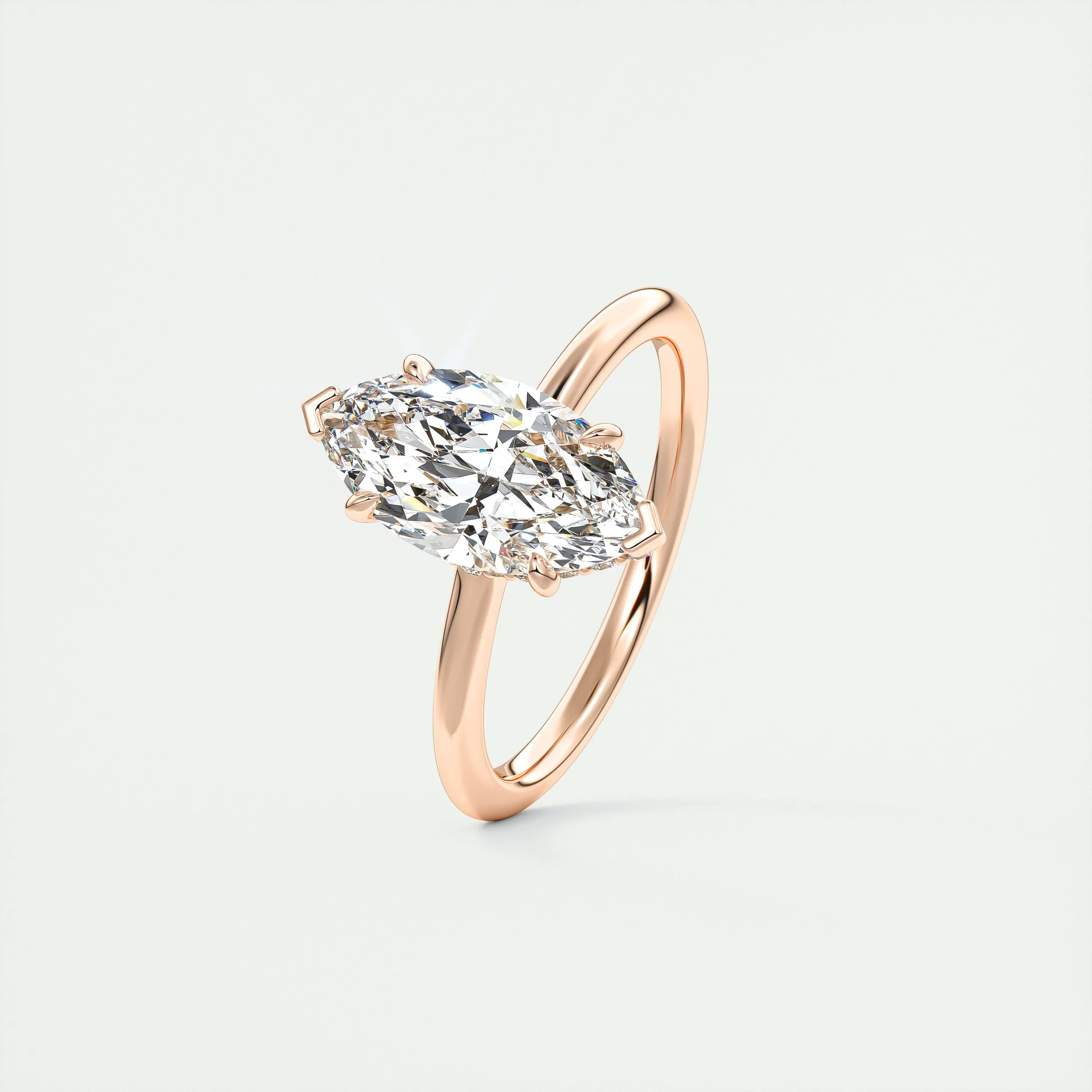 Plunge Hidden Halo | Marquise