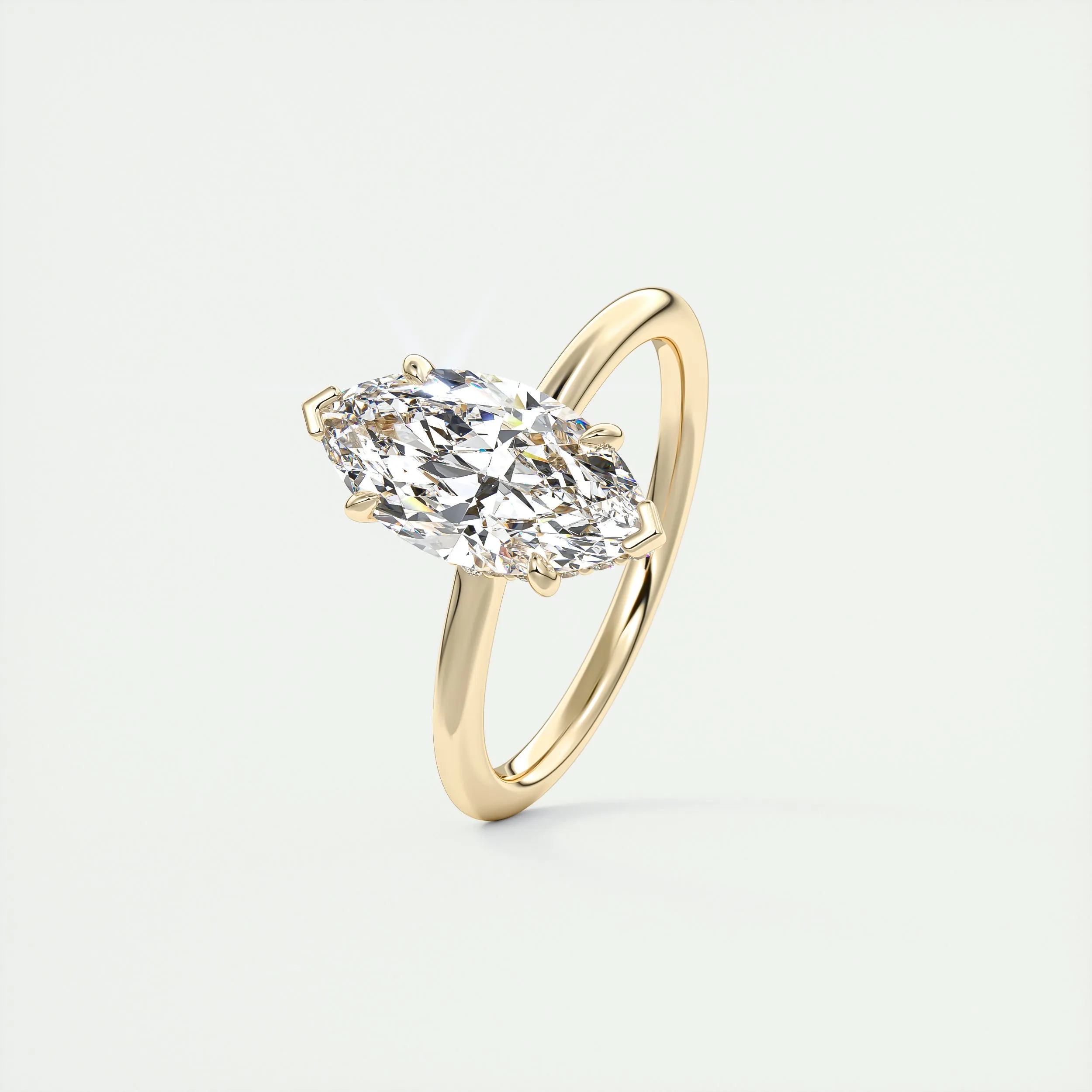 Plunge Hidden Halo | Marquise