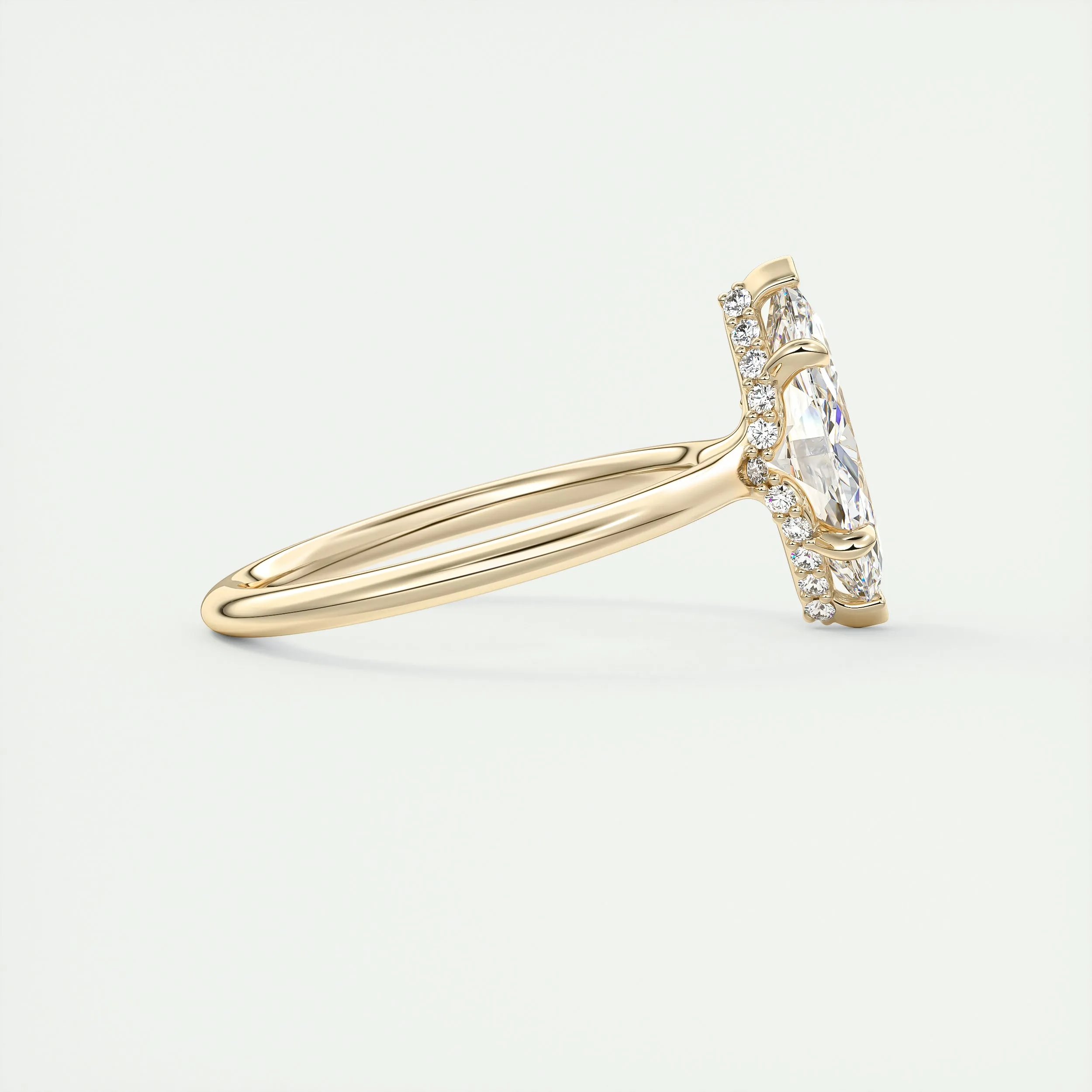 Plunge Hidden Halo | Marquise