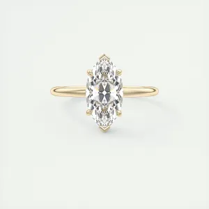 Plunge Hidden Halo | Marquise