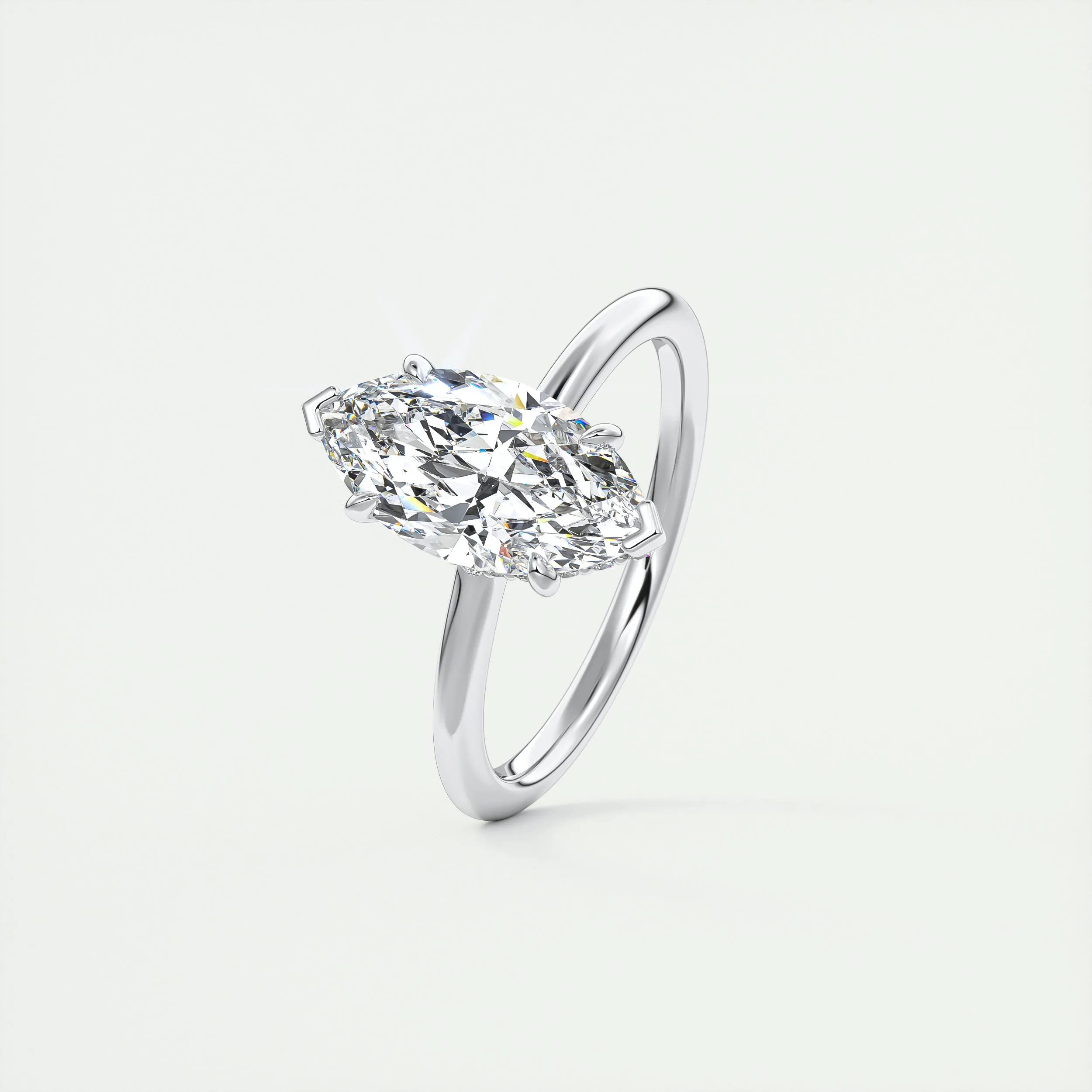 Plunge Hidden Halo | Marquise