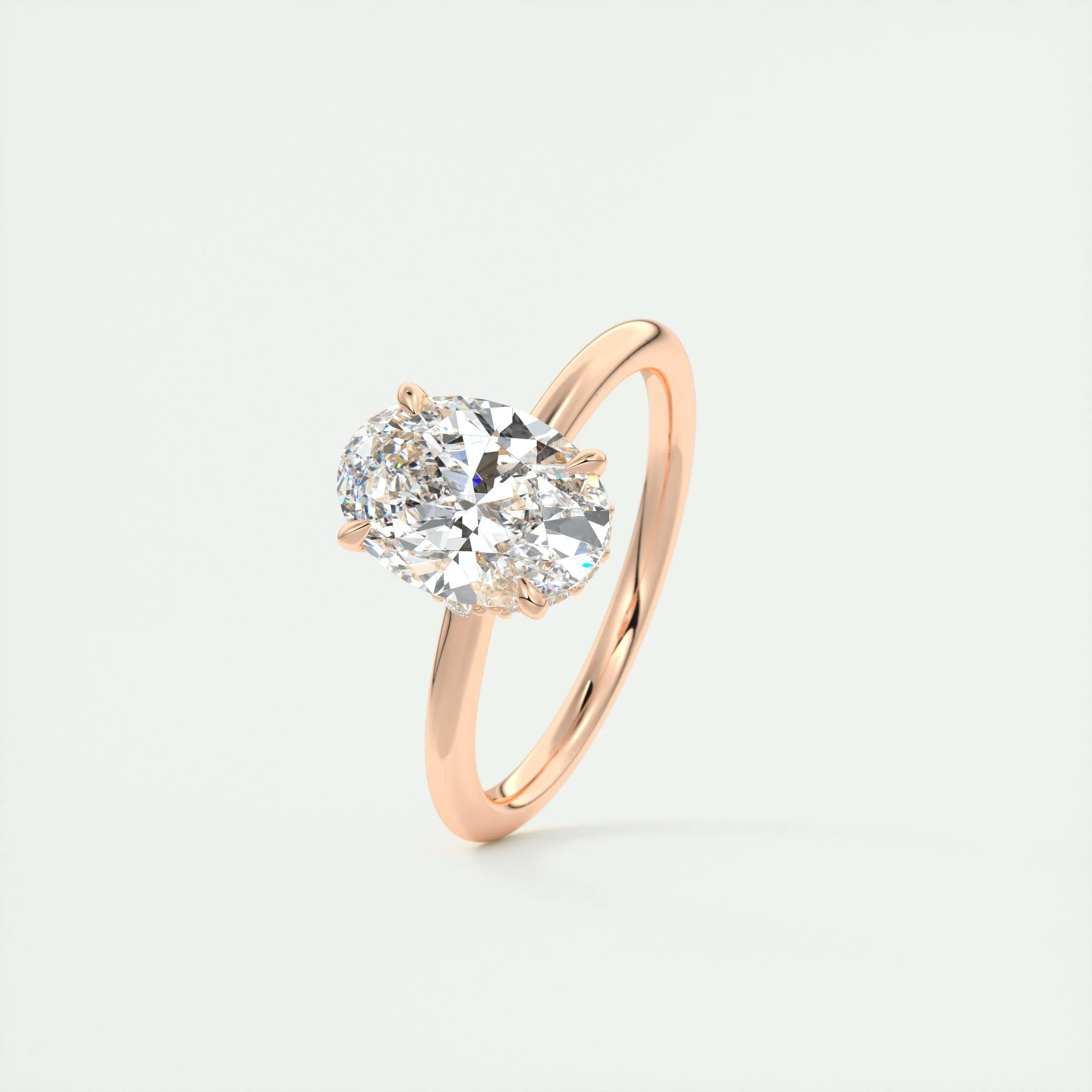 Plunge Hidden Halo | Oval