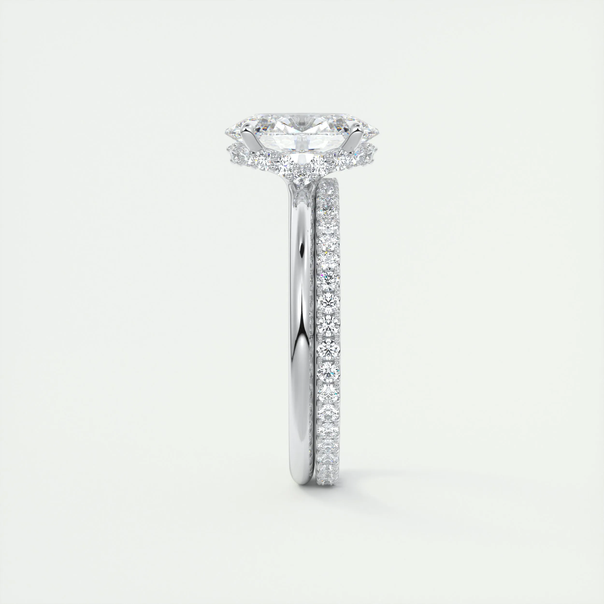 Plunge Hidden Halo | Oval