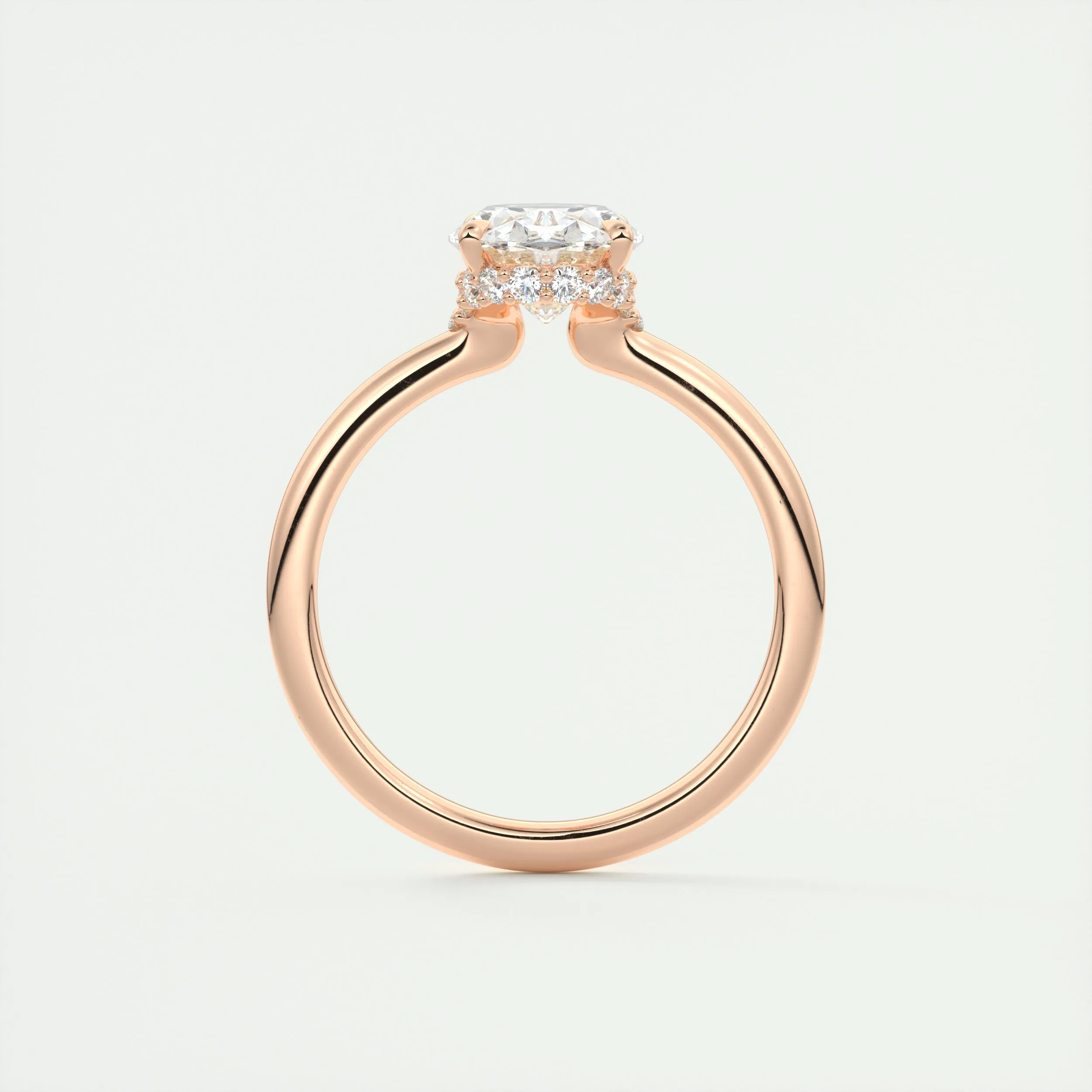 Plunge Hidden Halo | Oval