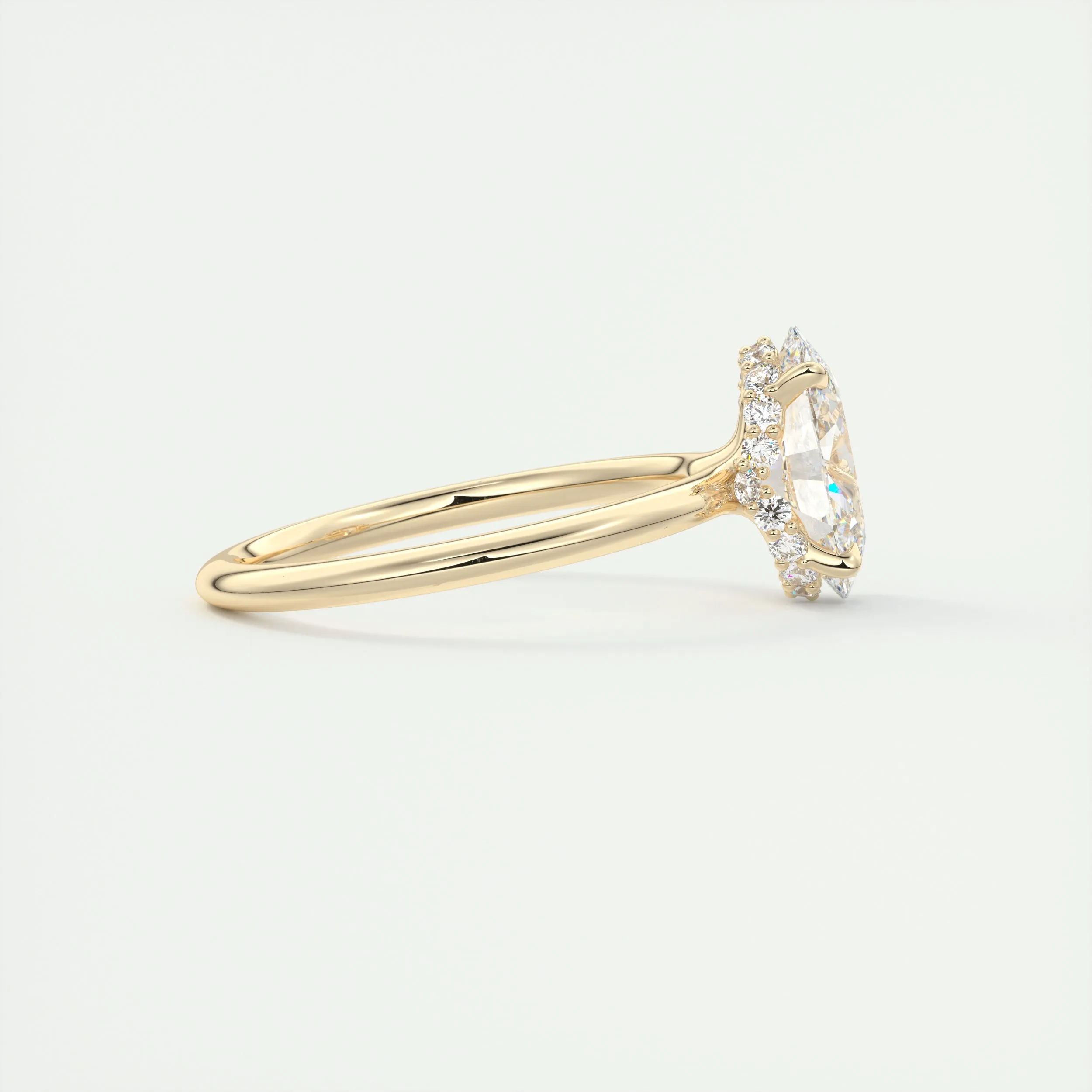 Plunge Hidden Halo | Oval
