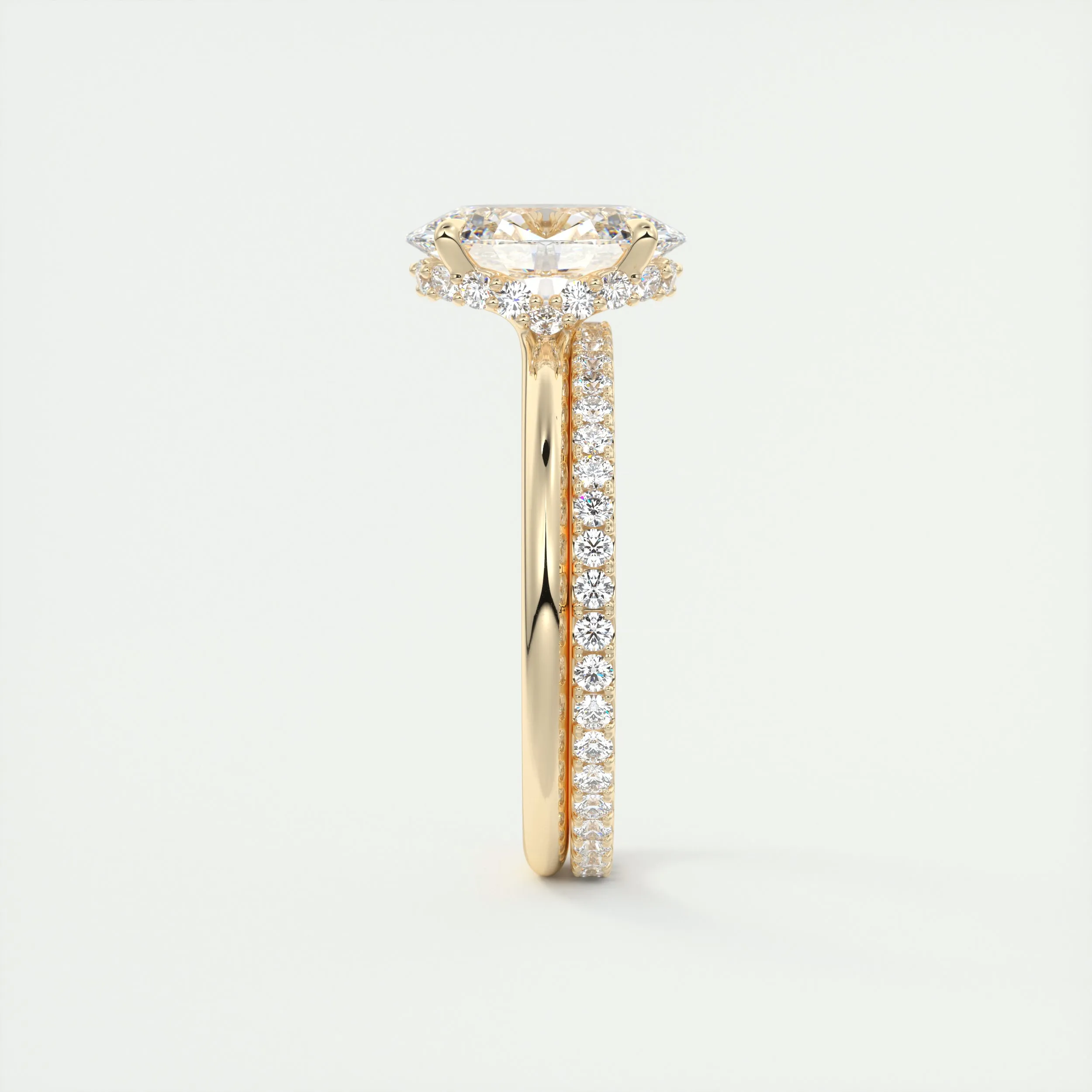 Plunge Hidden Halo | Oval