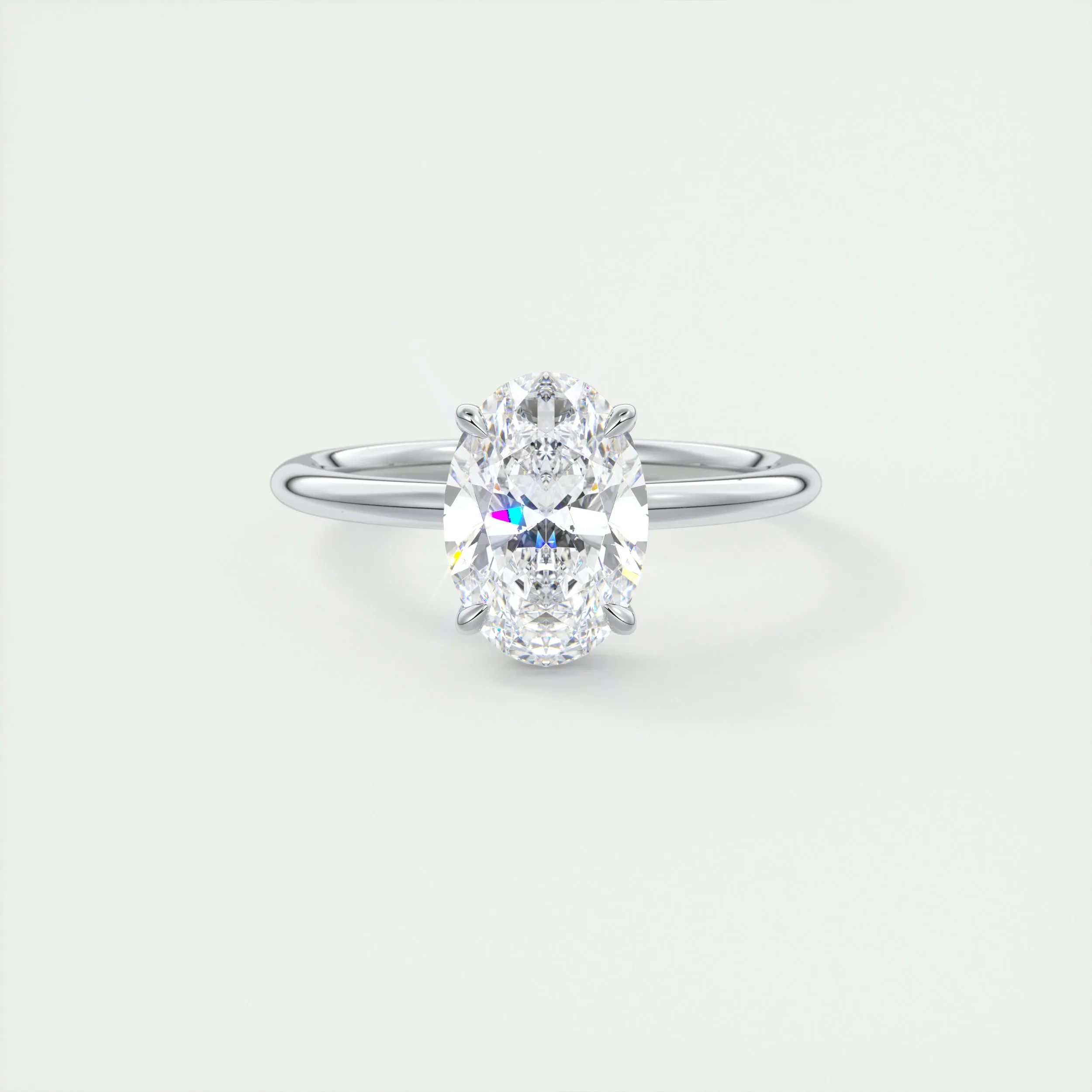 Plunge Hidden Halo | Oval