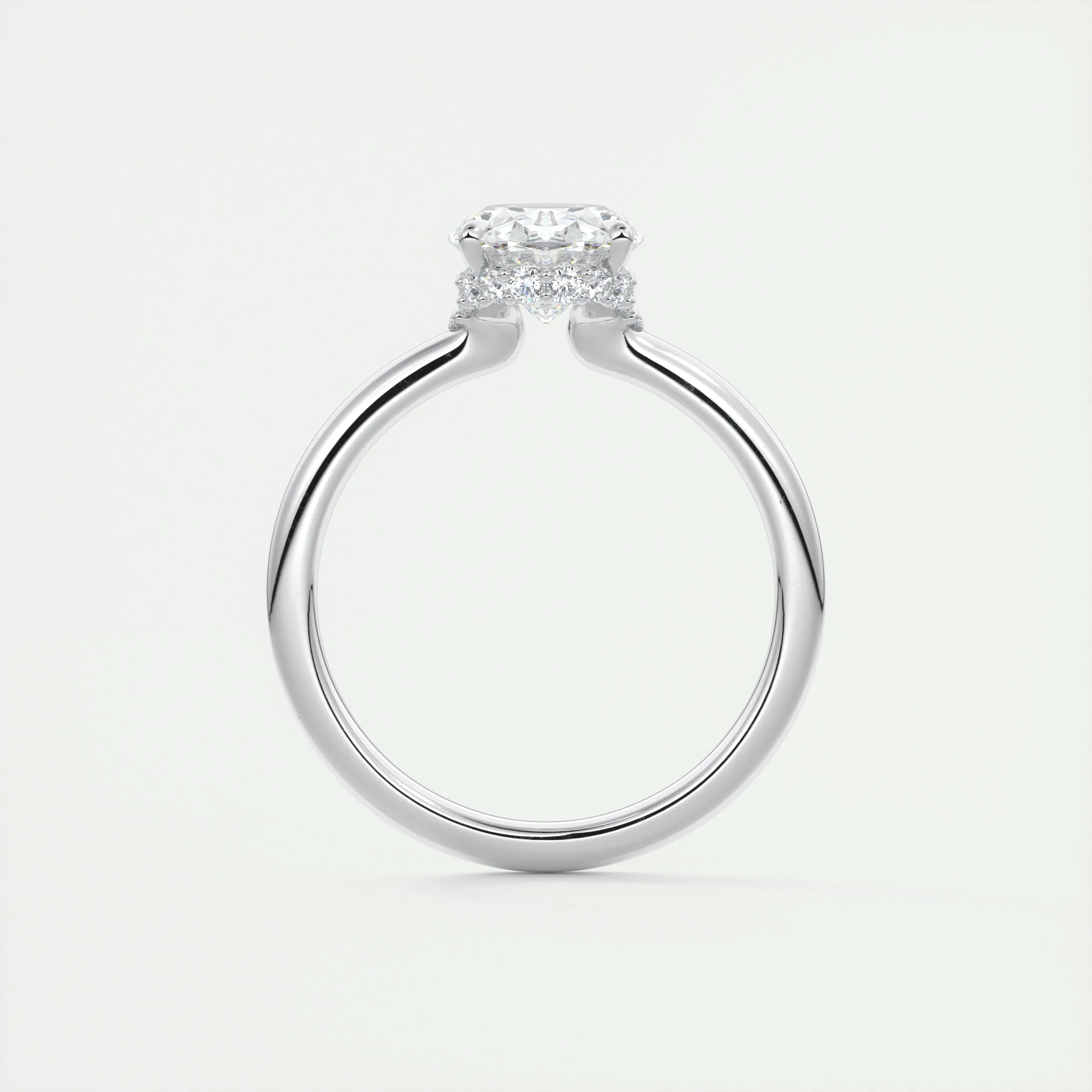 Plunge Hidden Halo | Oval