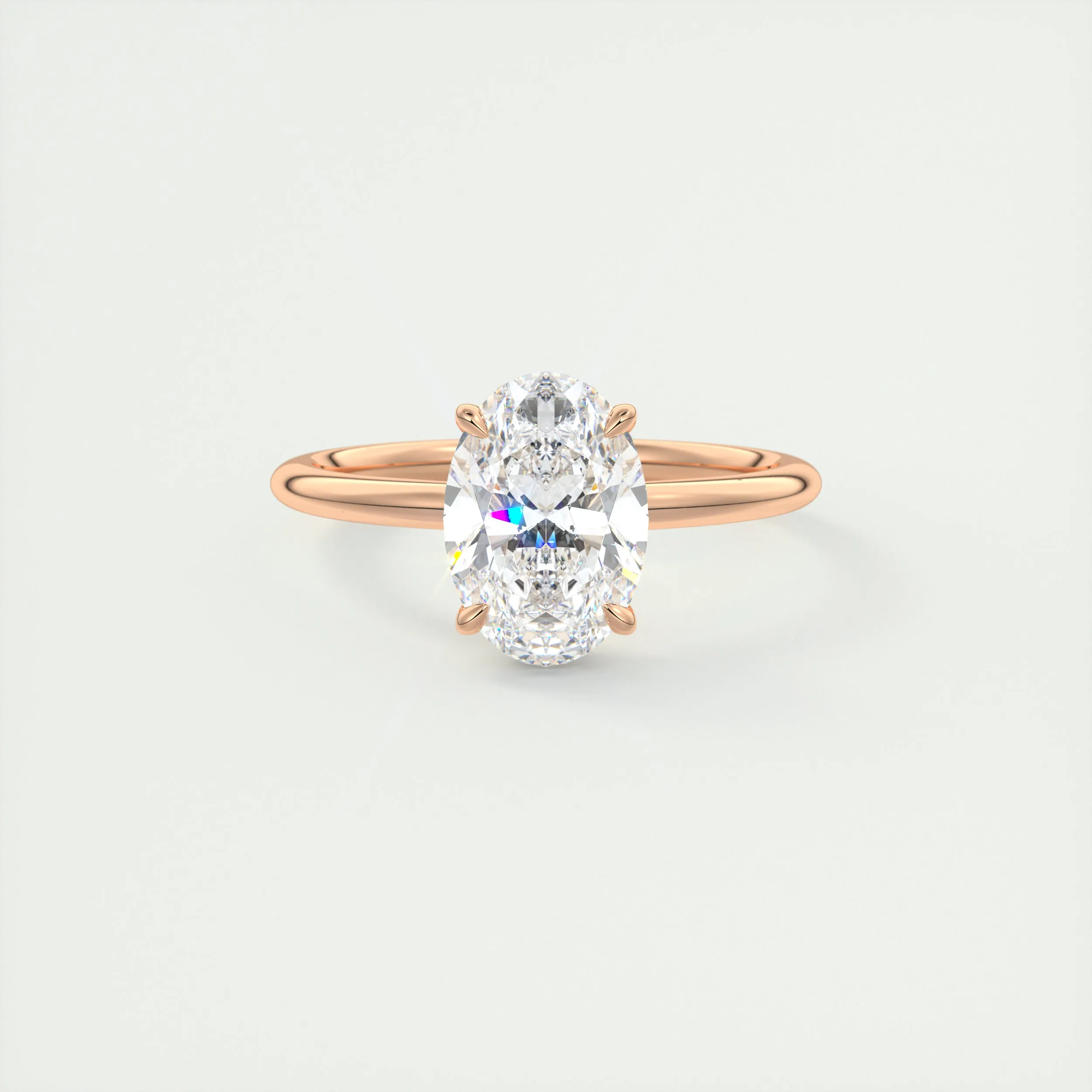 Plunge Hidden Halo | Oval