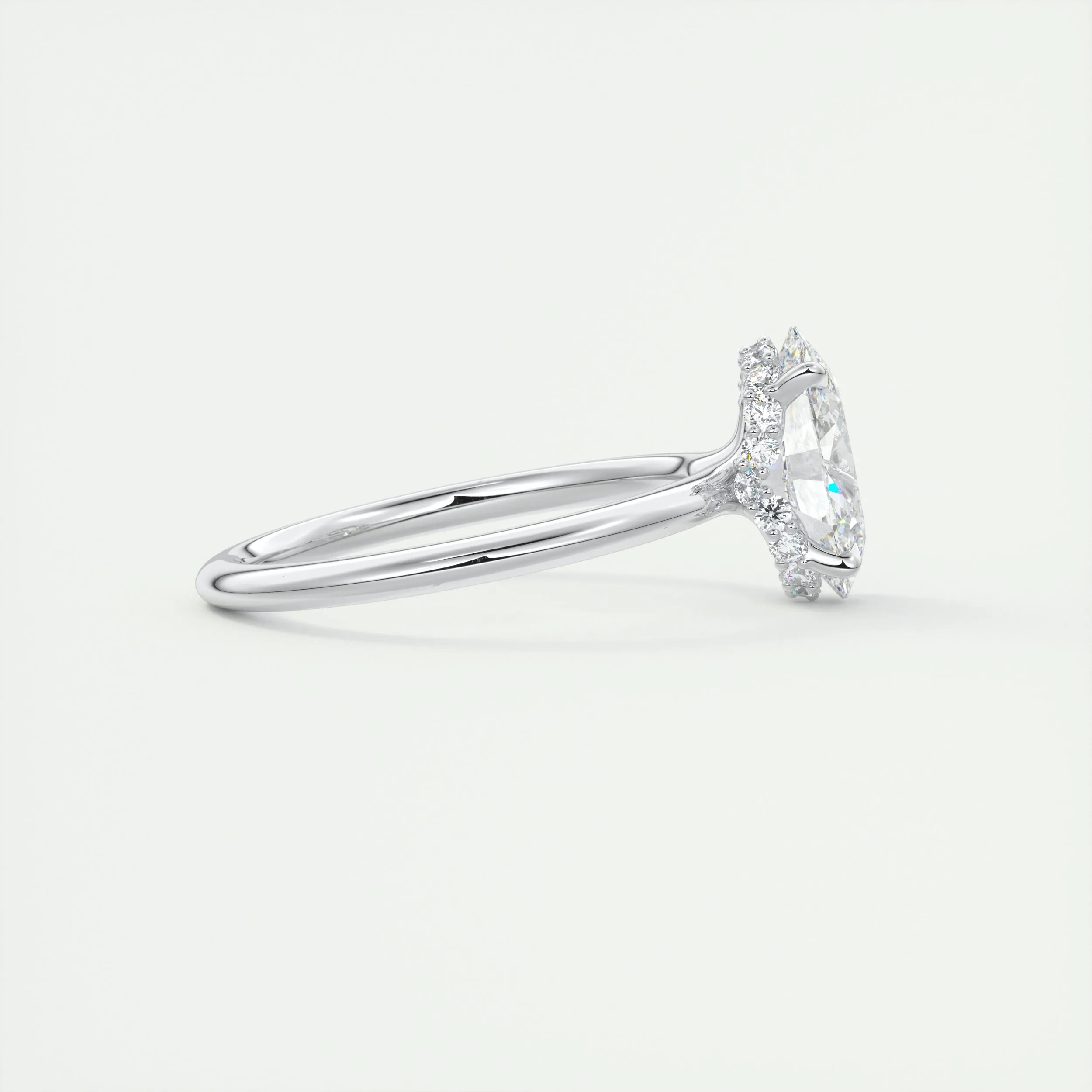 Plunge Hidden Halo | Oval