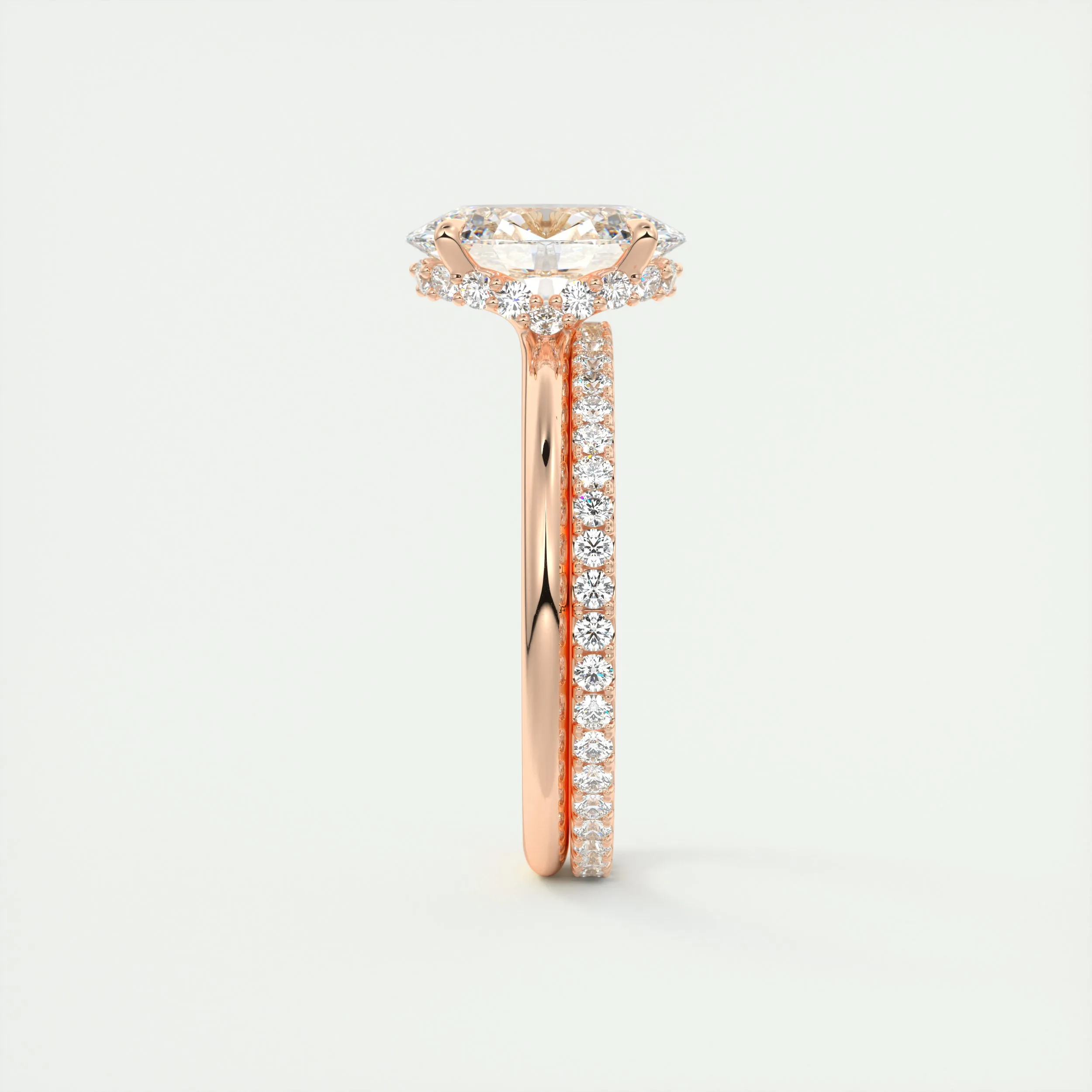 Plunge Hidden Halo | Oval