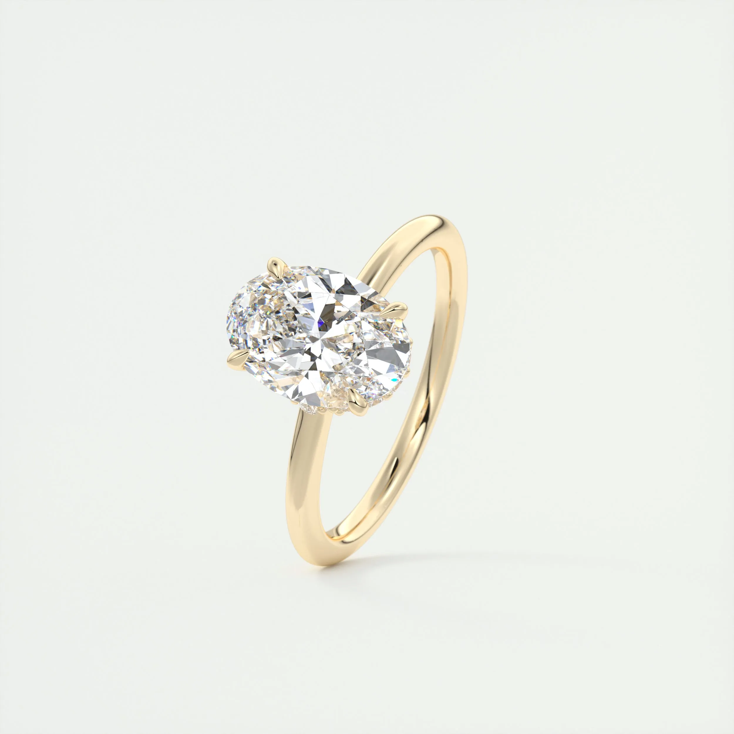Plunge Hidden Halo | Oval