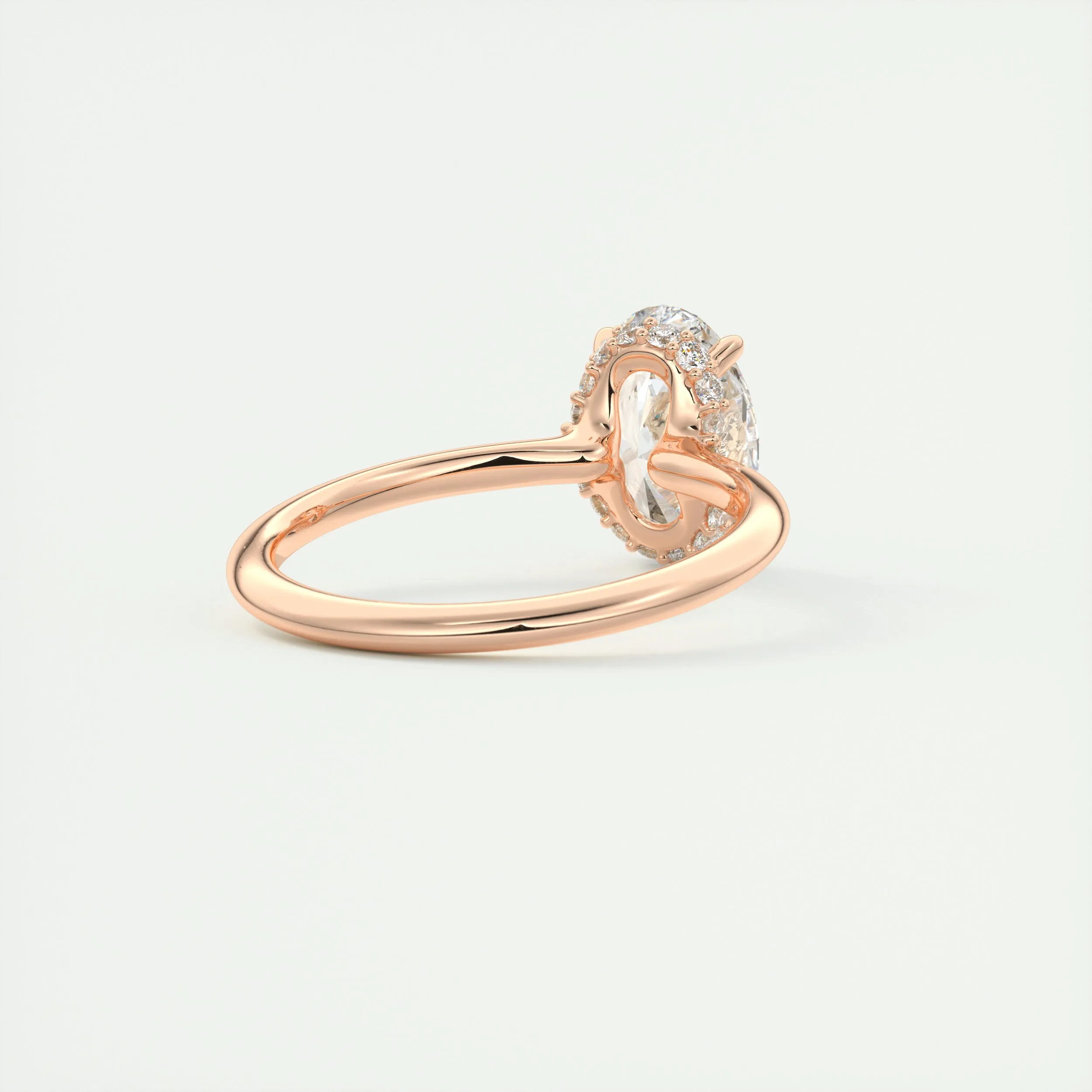 Plunge Hidden Halo | Oval