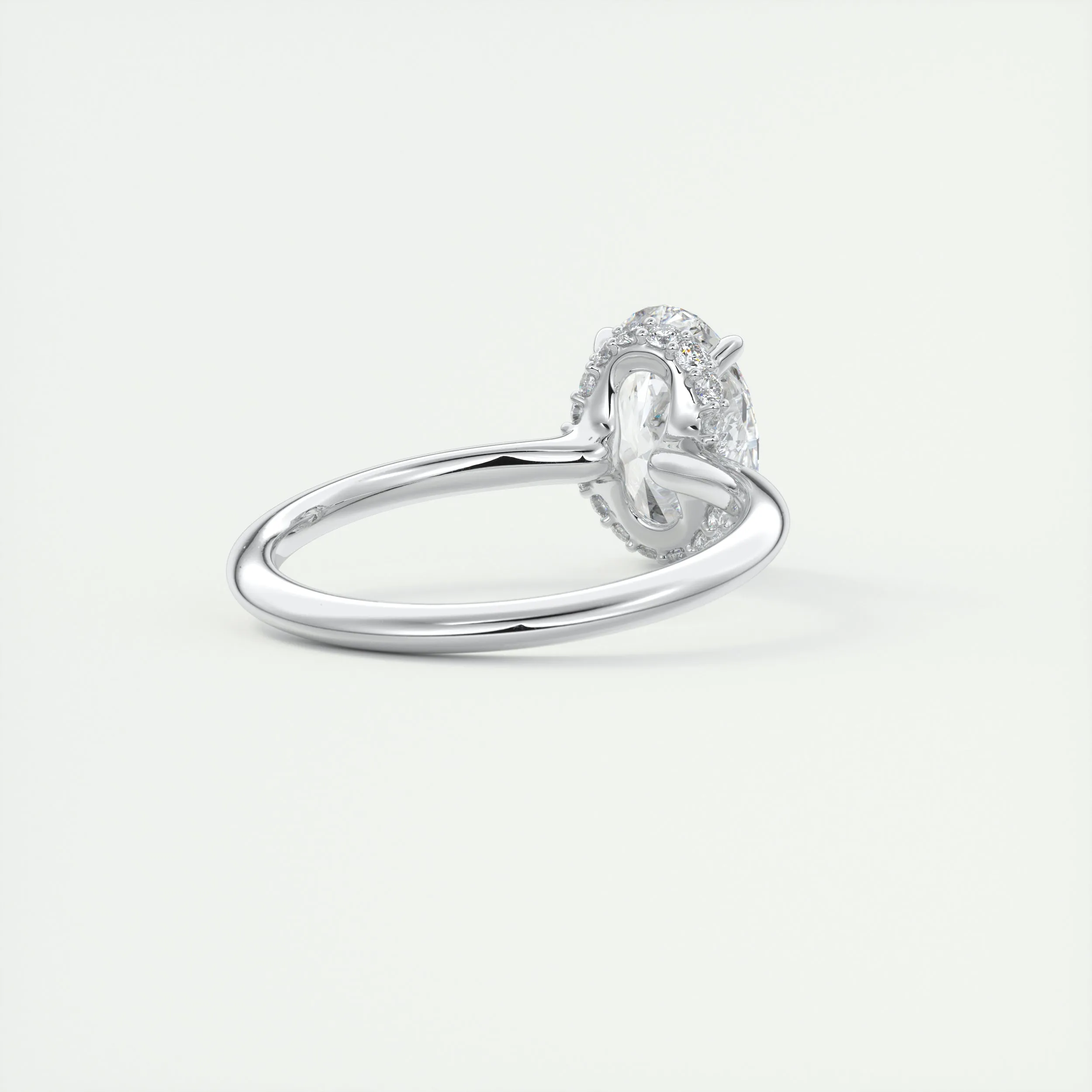 Plunge Hidden Halo | Oval