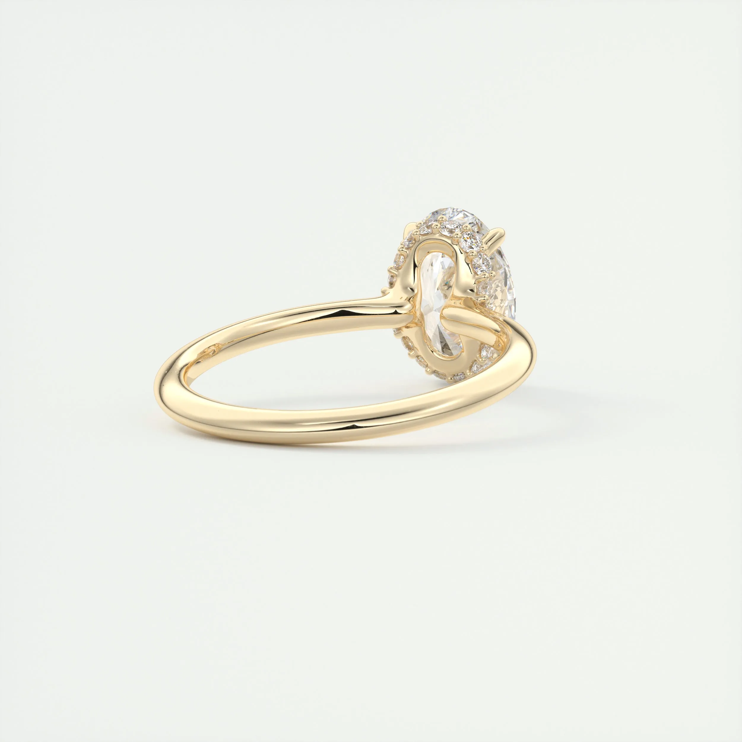Plunge Hidden Halo | Oval