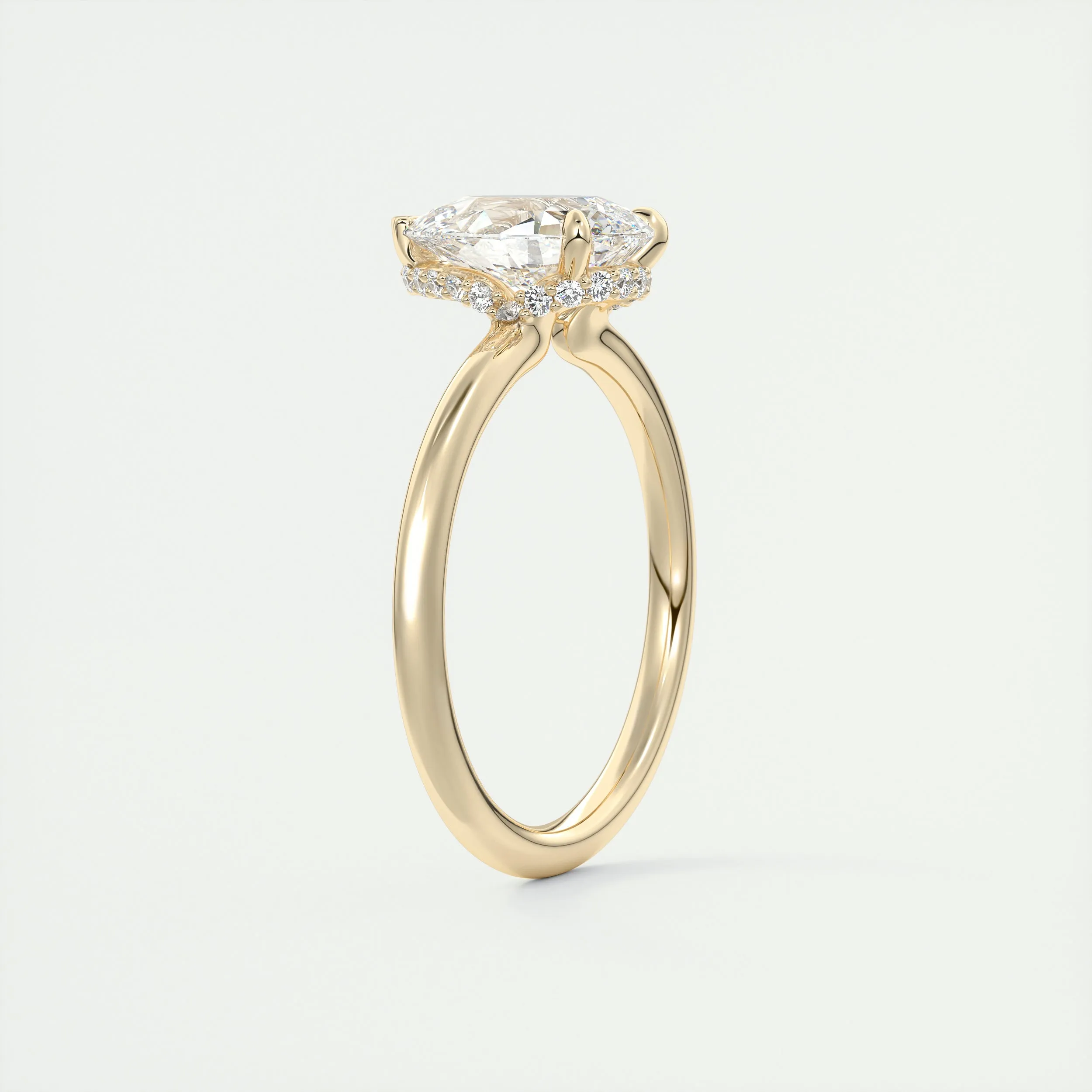 Plunge Hidden Halo | Pear