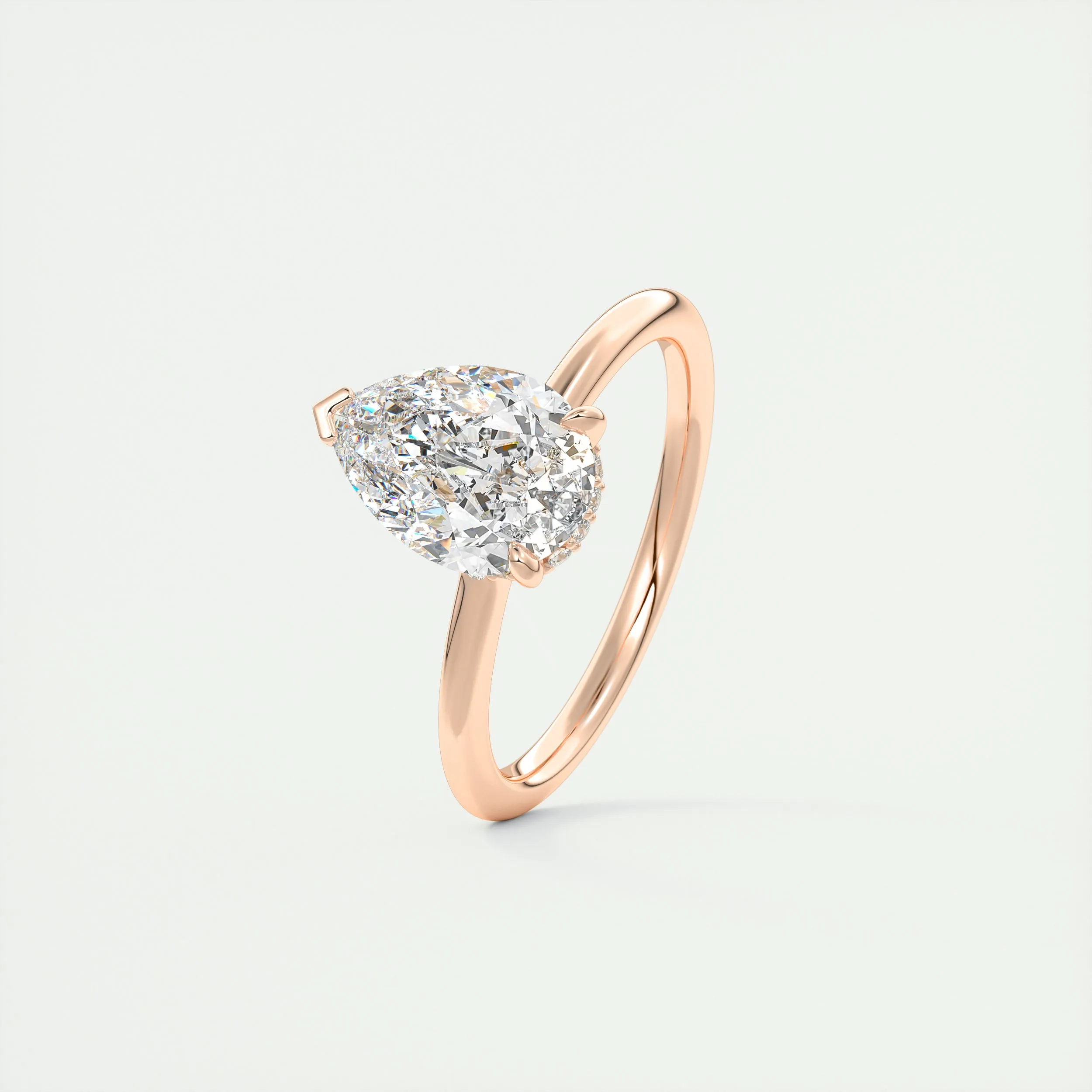 Plunge Hidden Halo | Pear
