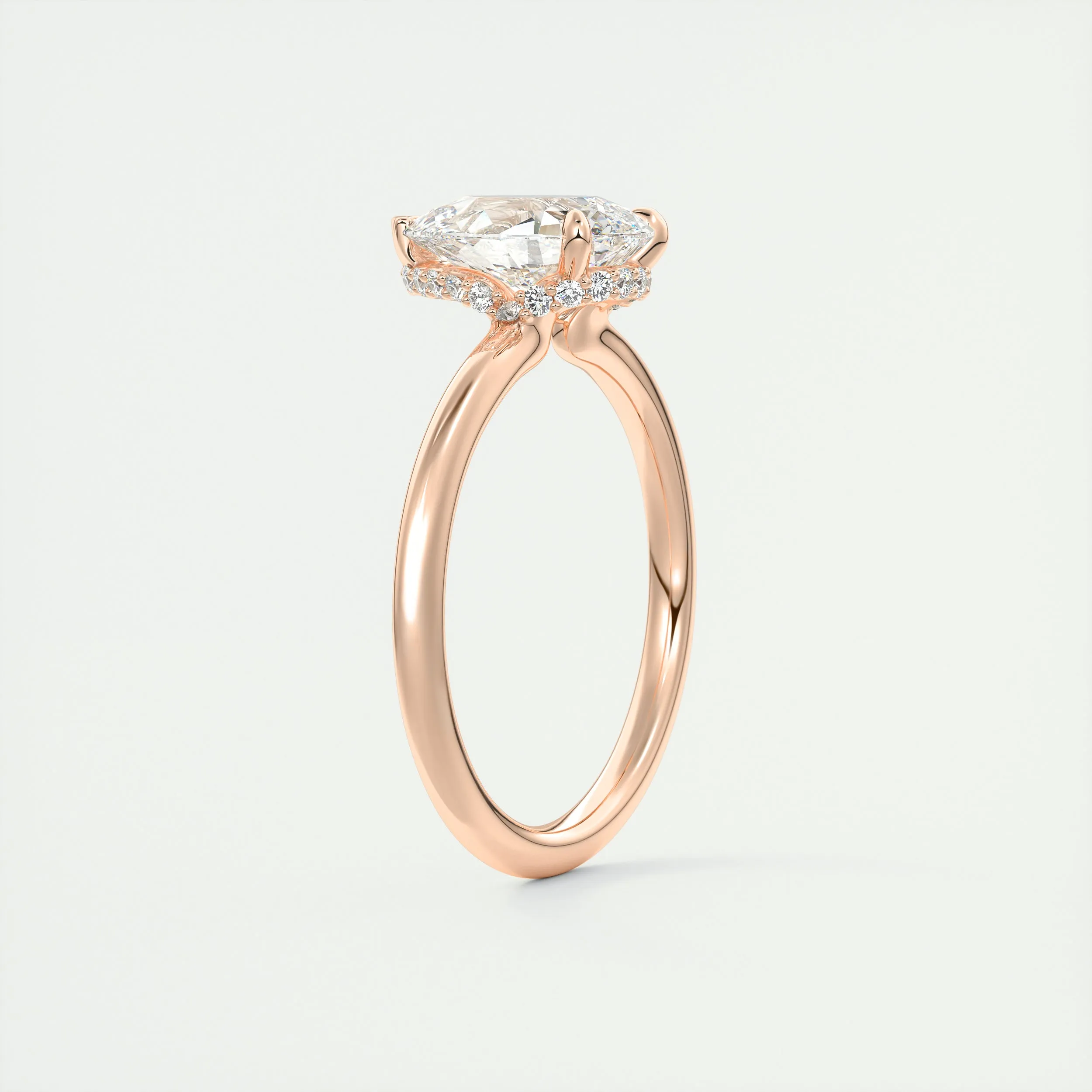 Plunge Hidden Halo | Pear