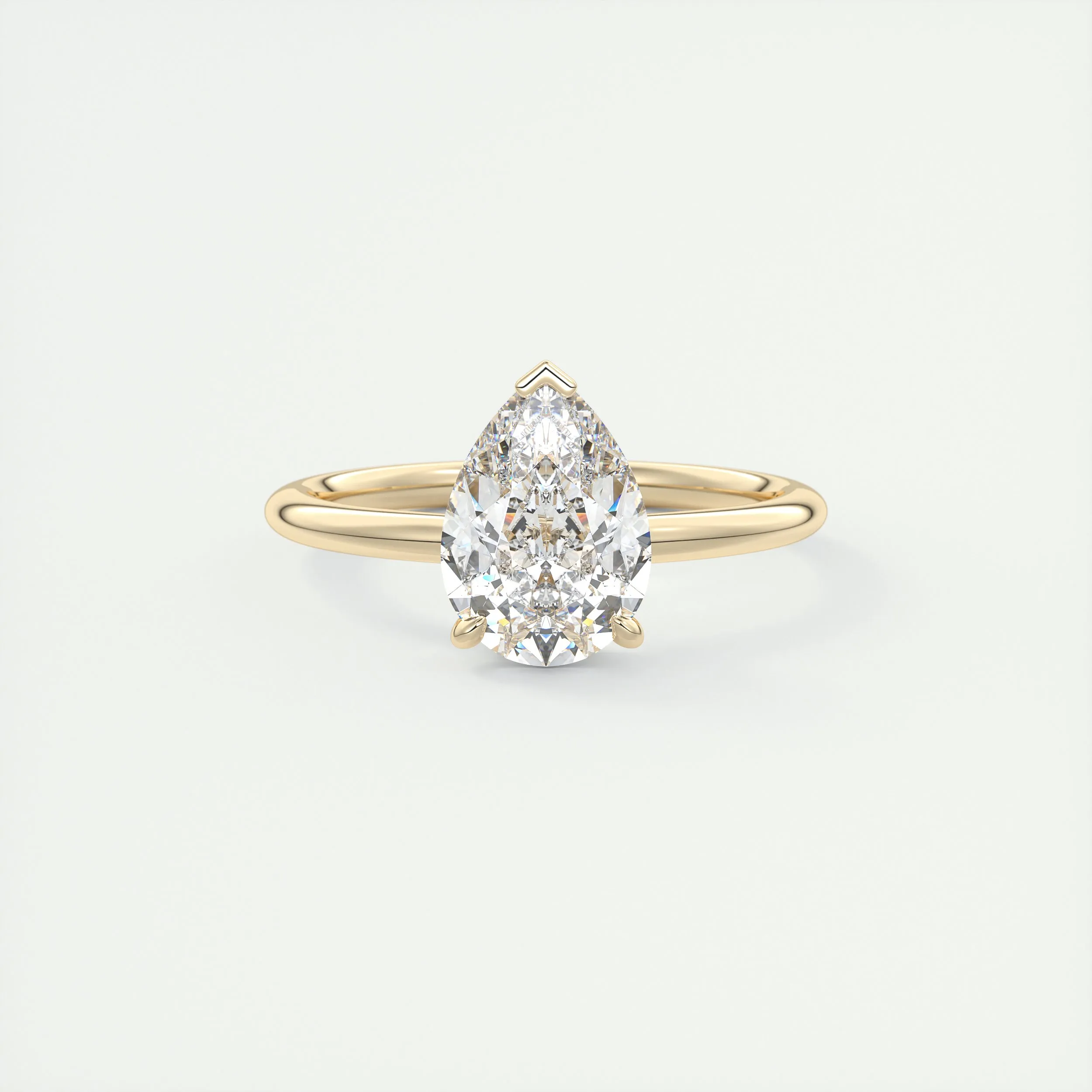 Plunge Hidden Halo | Pear