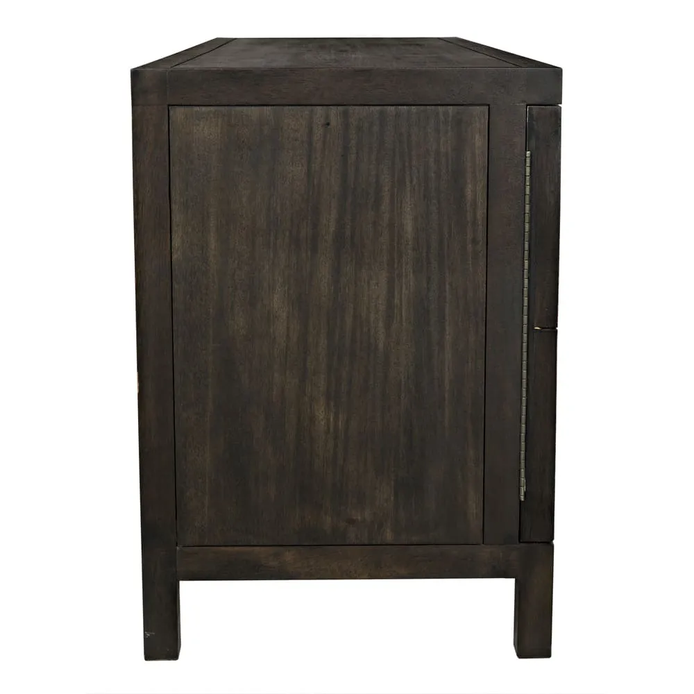 Quadrant 3 Door Sideboard, Ebony Walnut