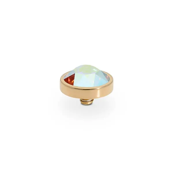 Qudo Canino 9mm Gold Topper - Crystal Aurora Boreale