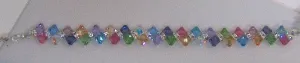 Rainbow Swarovski Crystal Bracelet
