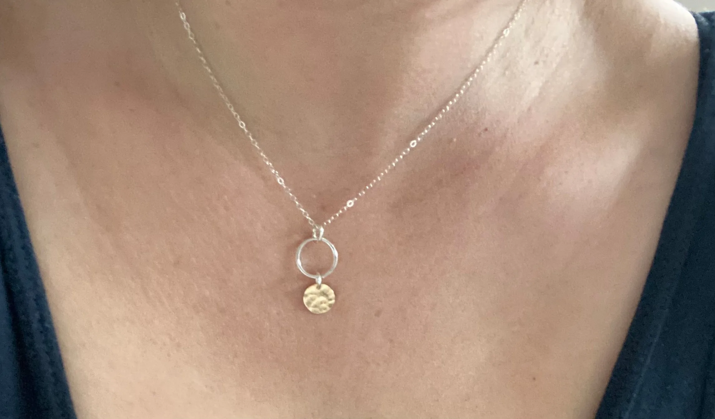 Rainey Mixed Metal Charm Necklace