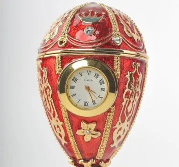 Red Egg with a Clock