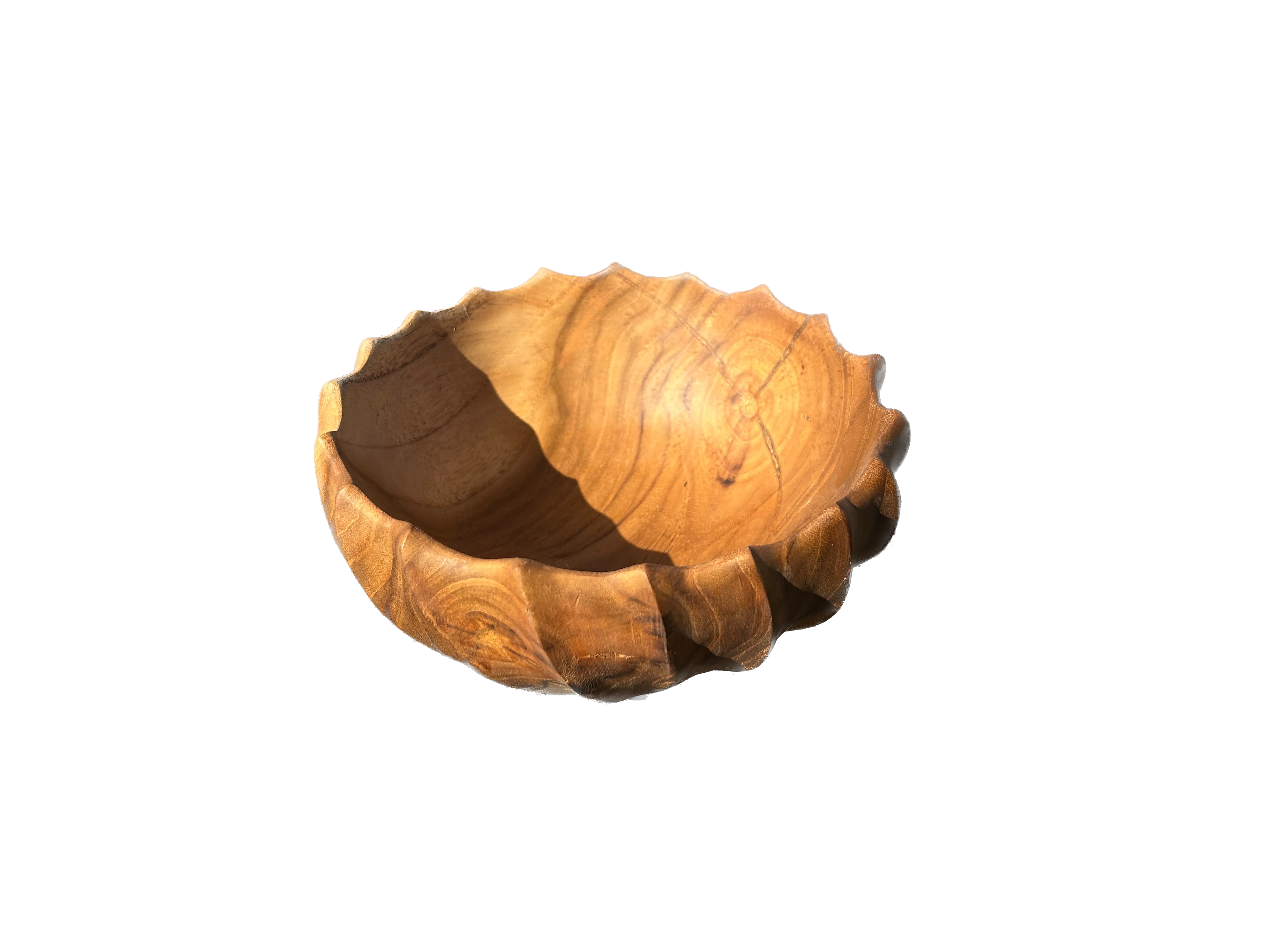 Ripple Teak Bowls