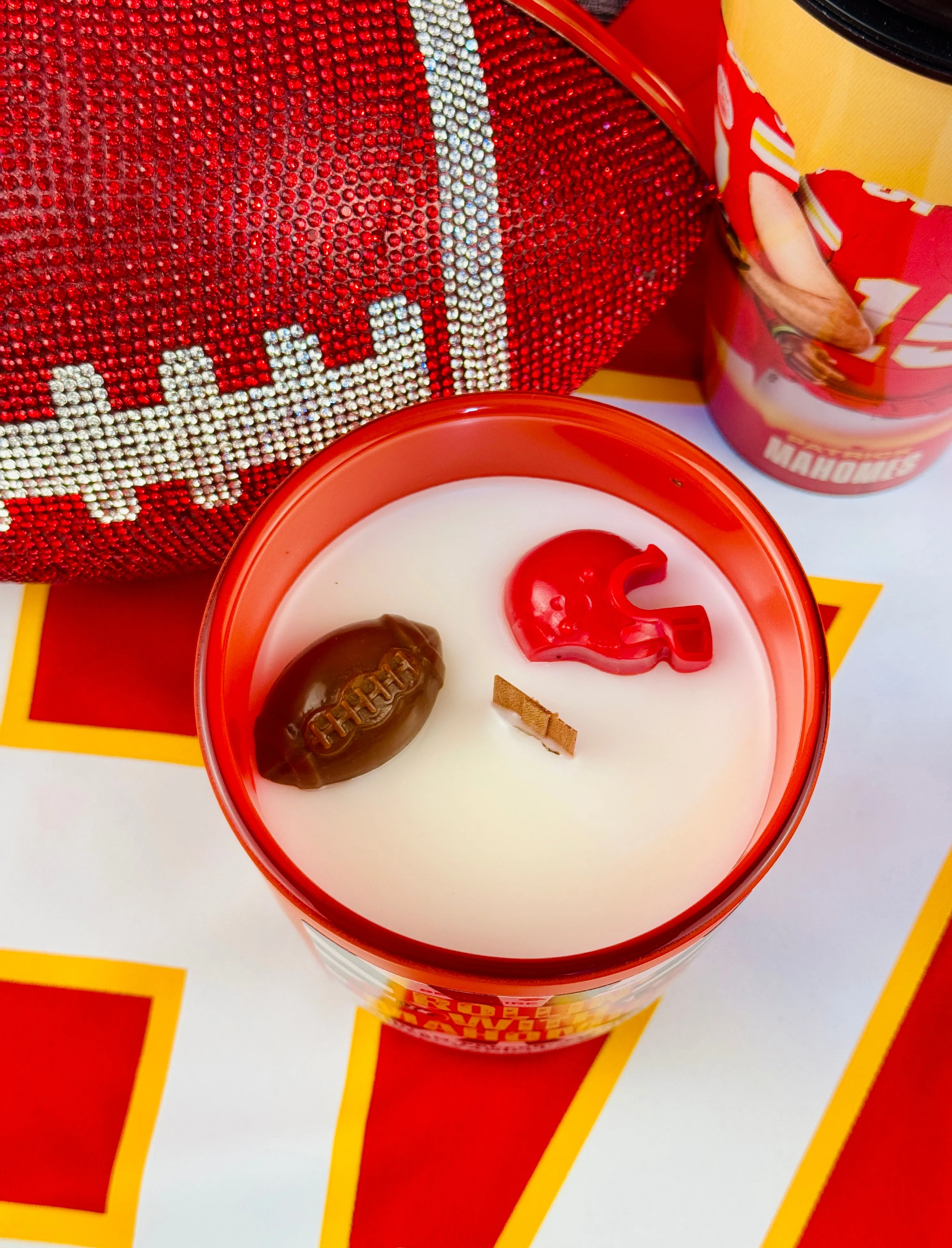 ROLLIN WITH MAHOMIES | Citrus   Spicy Wood - 16oz Wood Wick Candle