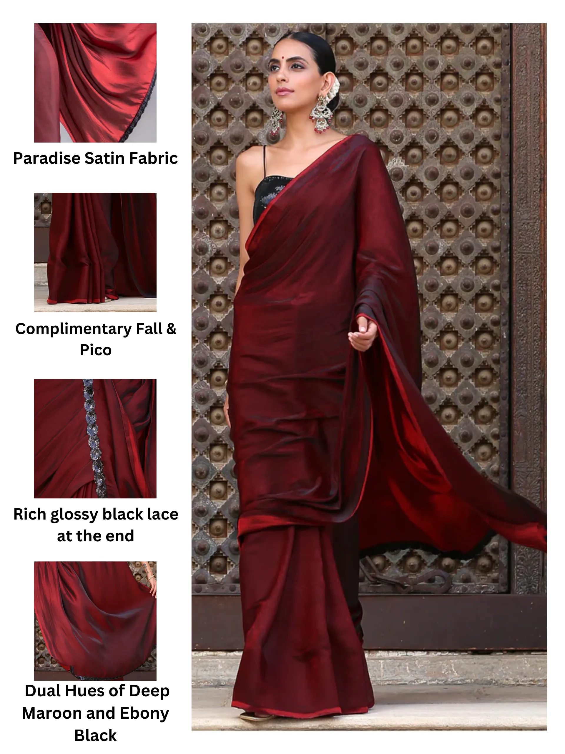 Rosewood Saree