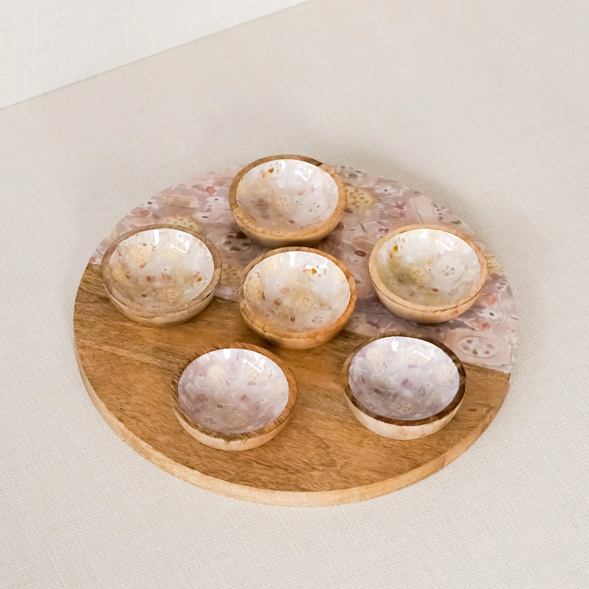 Rosewood Seder Plate