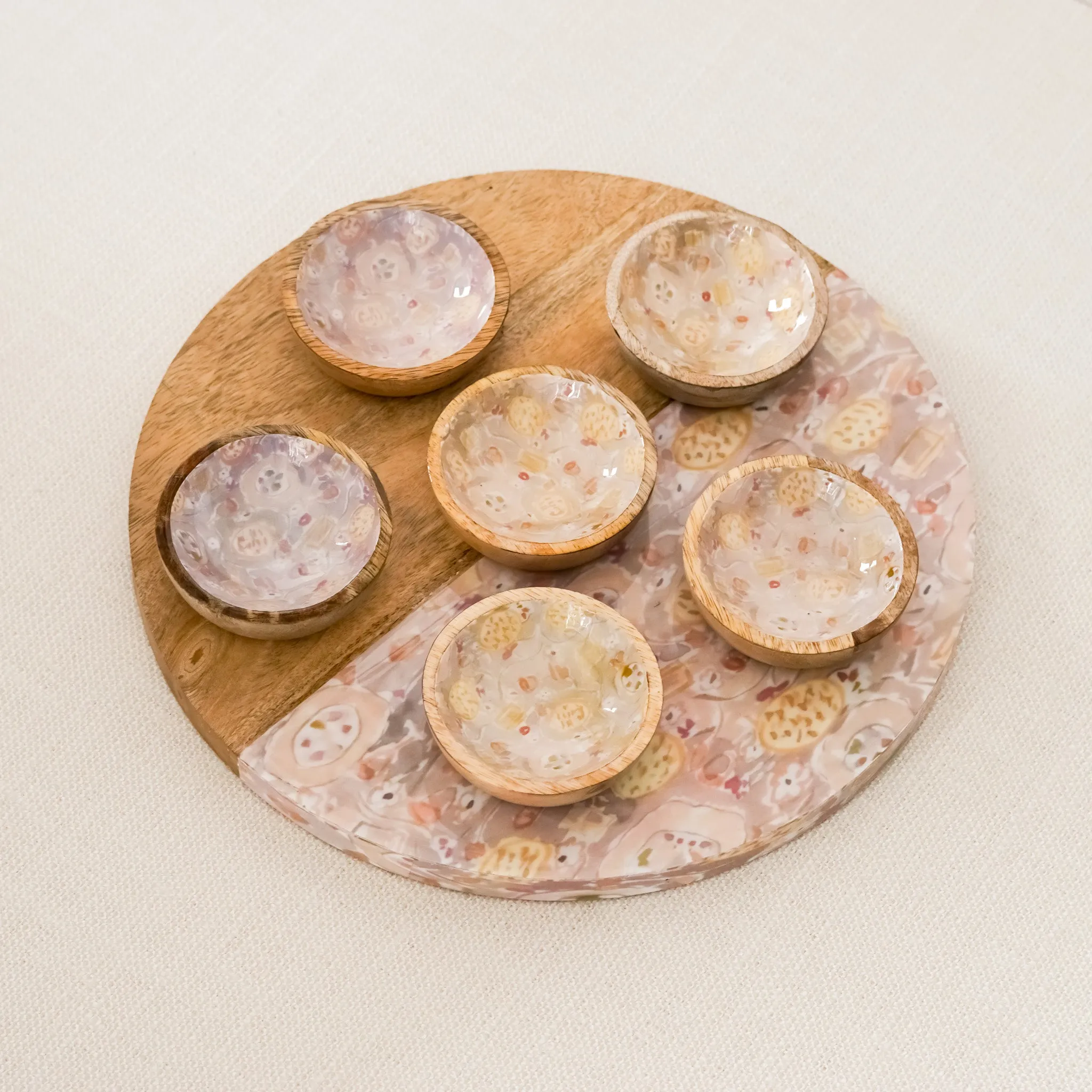Rosewood Seder Plate